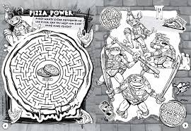 teenage mutant ninja turtles mutant mayhem - turtle power - colouring book & activity book - Ảnh 4
