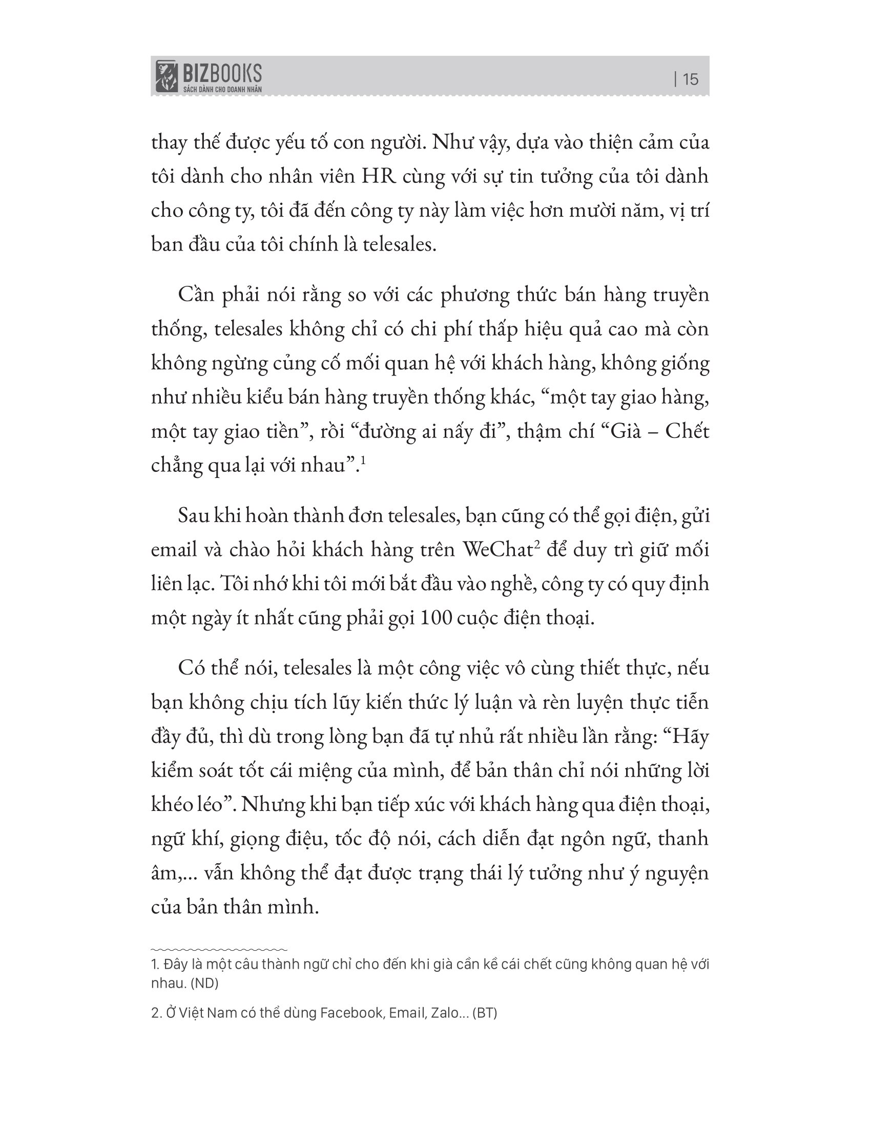 telesale thực chiến - bí quyết trở thành ''bestsale'' qua điện thoại (tái bản 2023) - Ảnh 14