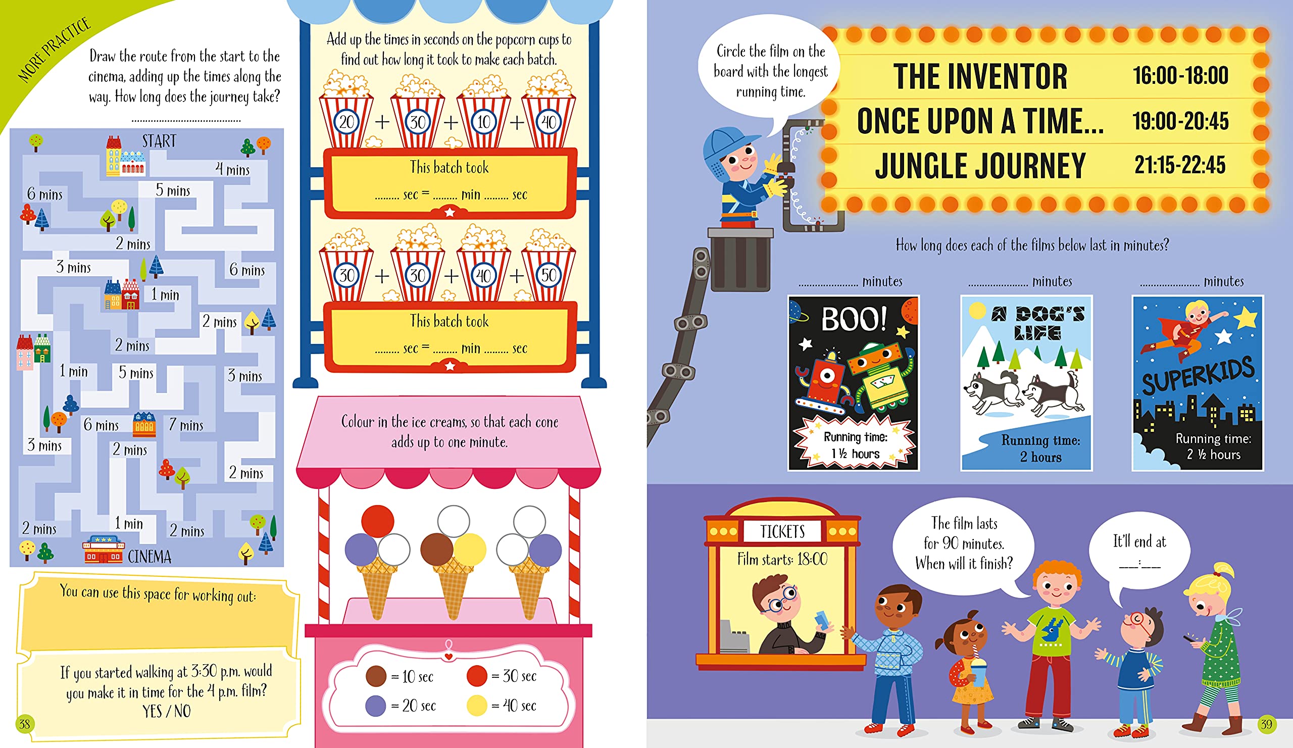 telling the time activity book - Ảnh 5