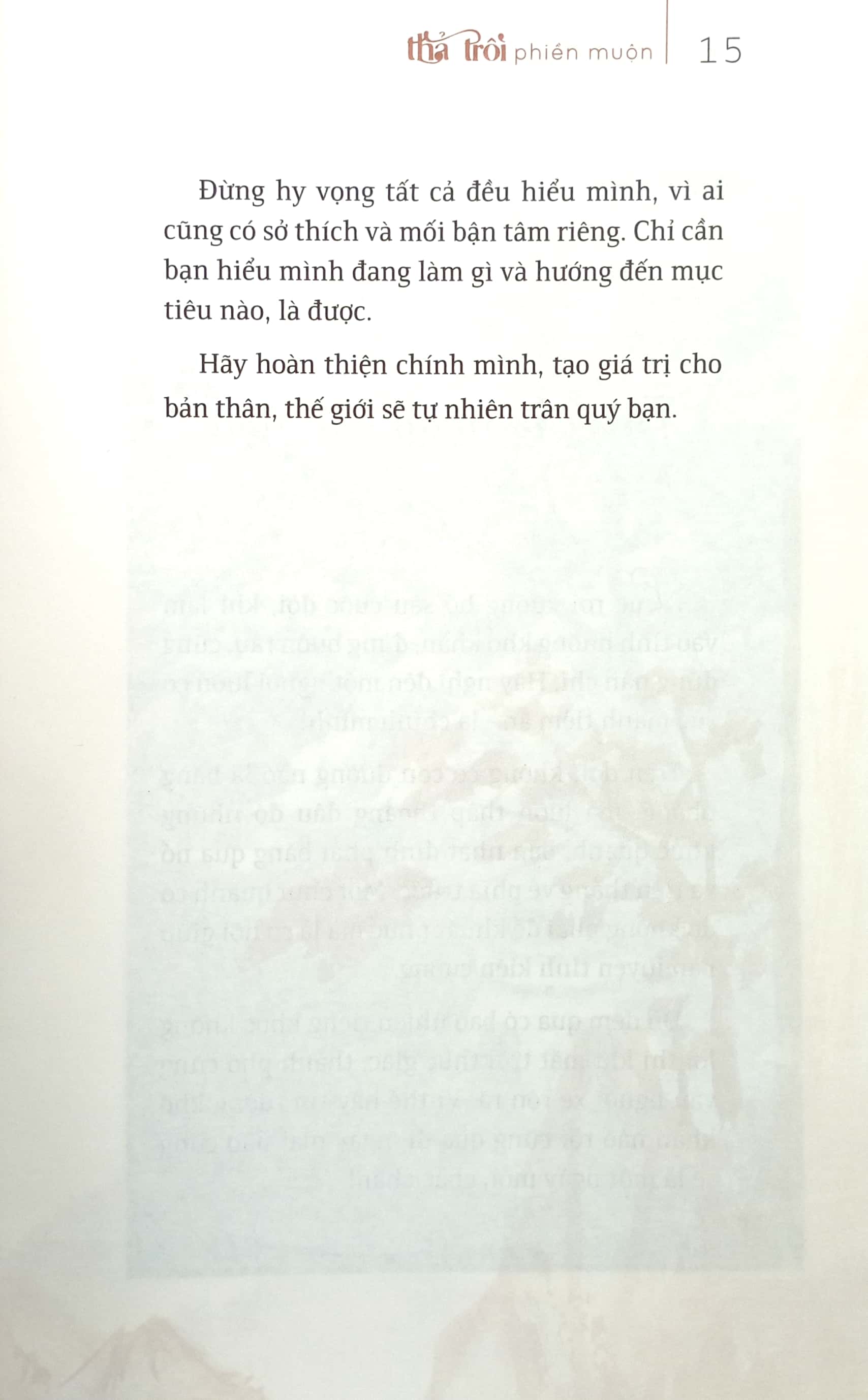 thả trôi phiền muộn (tái bản 2023) - Ảnh 5