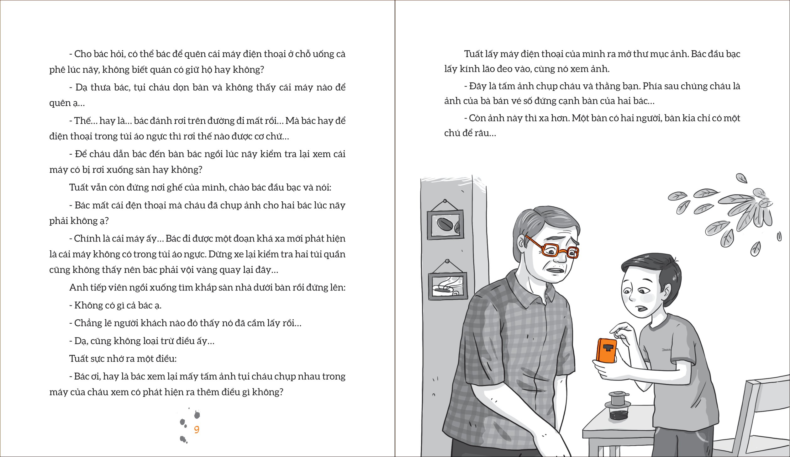 thám tử học trò - chuyện xảy ra ở quán cà phê - Ảnh 5
