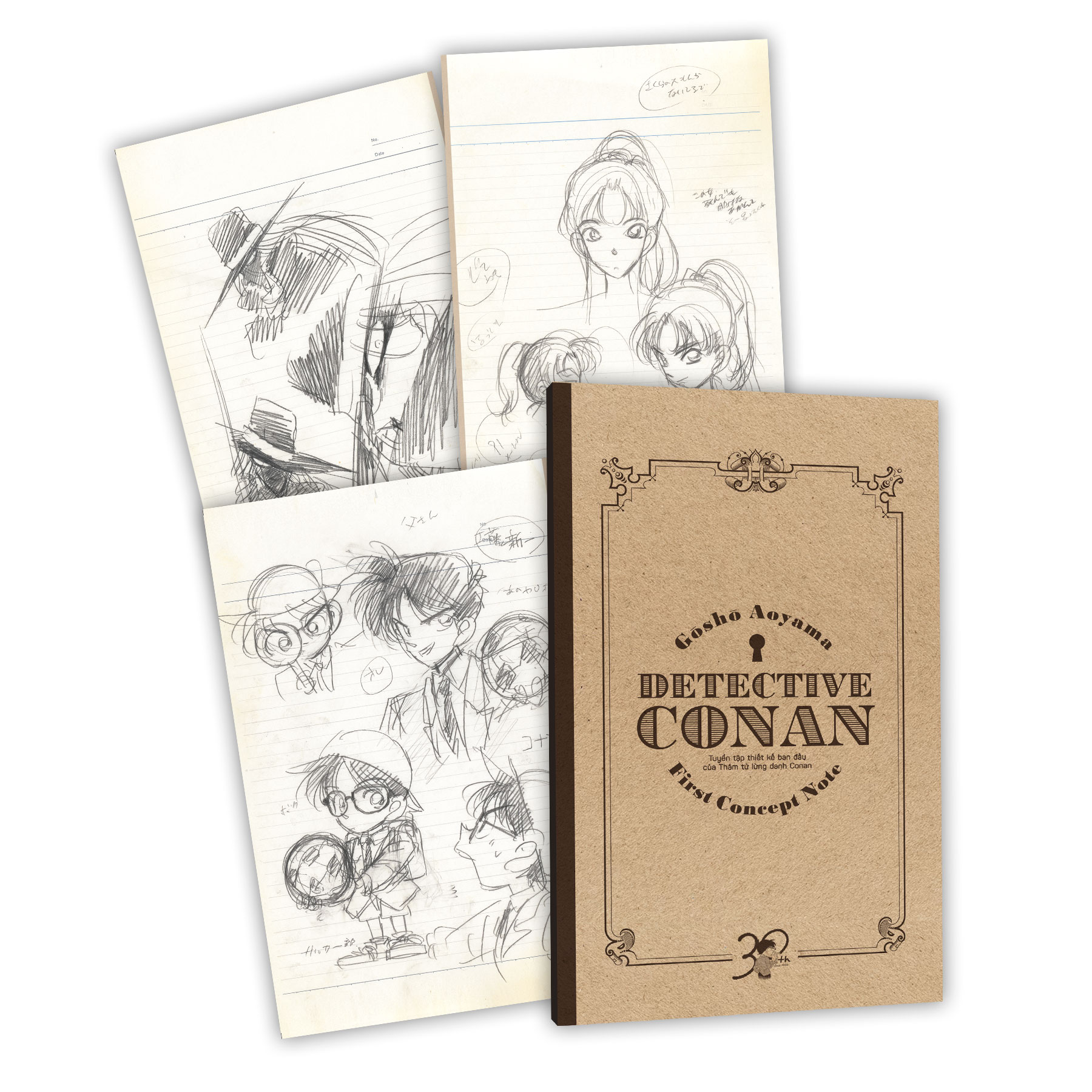 thám tử lừng danh conan - tập 105 - bản đặc biệt - tặng kèm sổ tay thiết kế tạo hình nhân vật - Ảnh 5