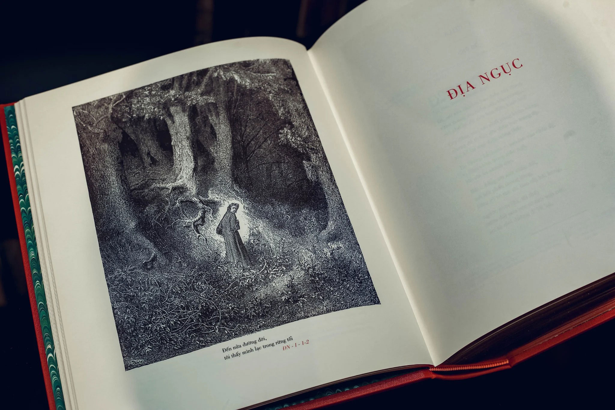 thần khúc - ấn bản giới hạn - bìa buckram - Ảnh 10