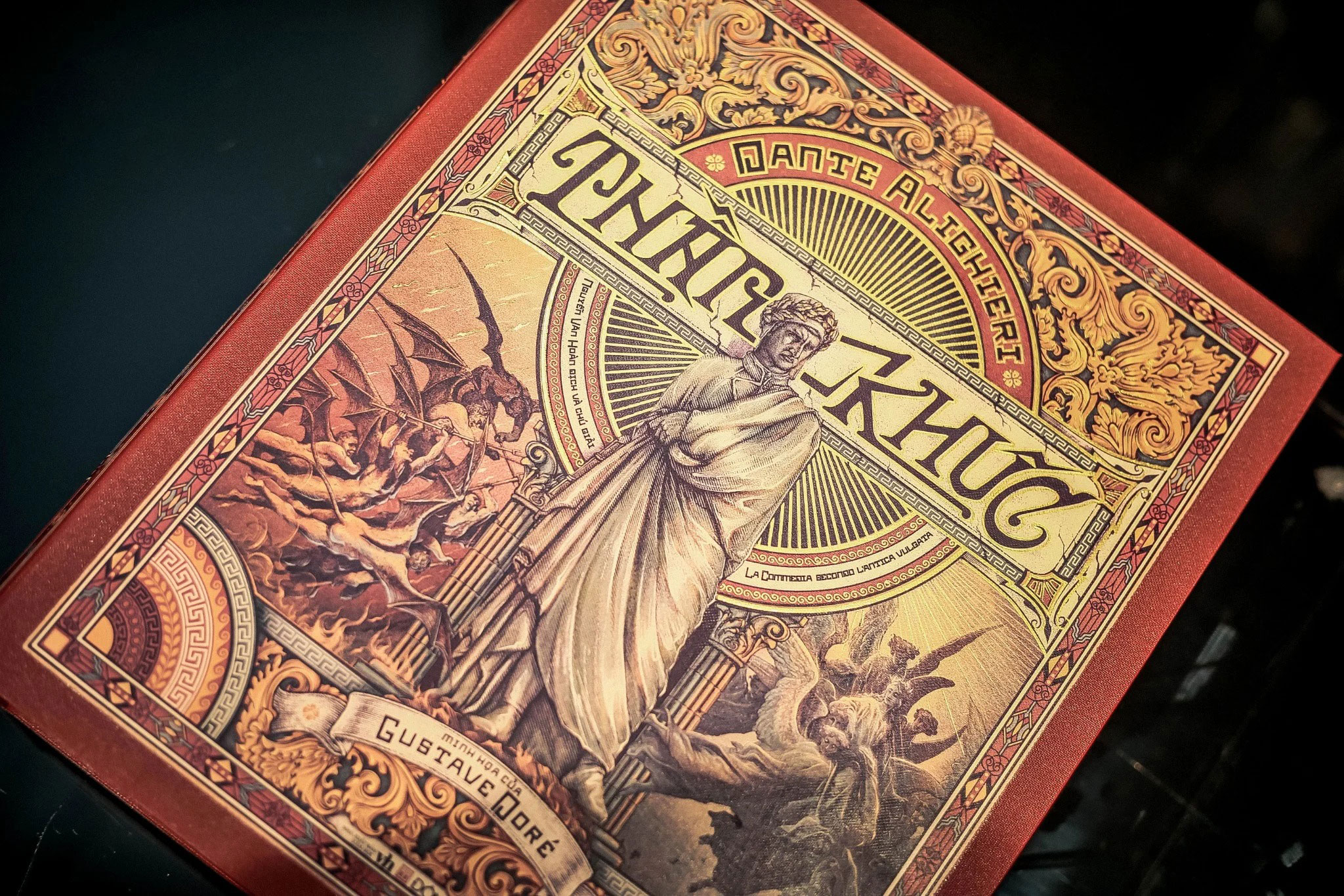 thần khúc - ấn bản giới hạn - bìa buckram - Ảnh 12