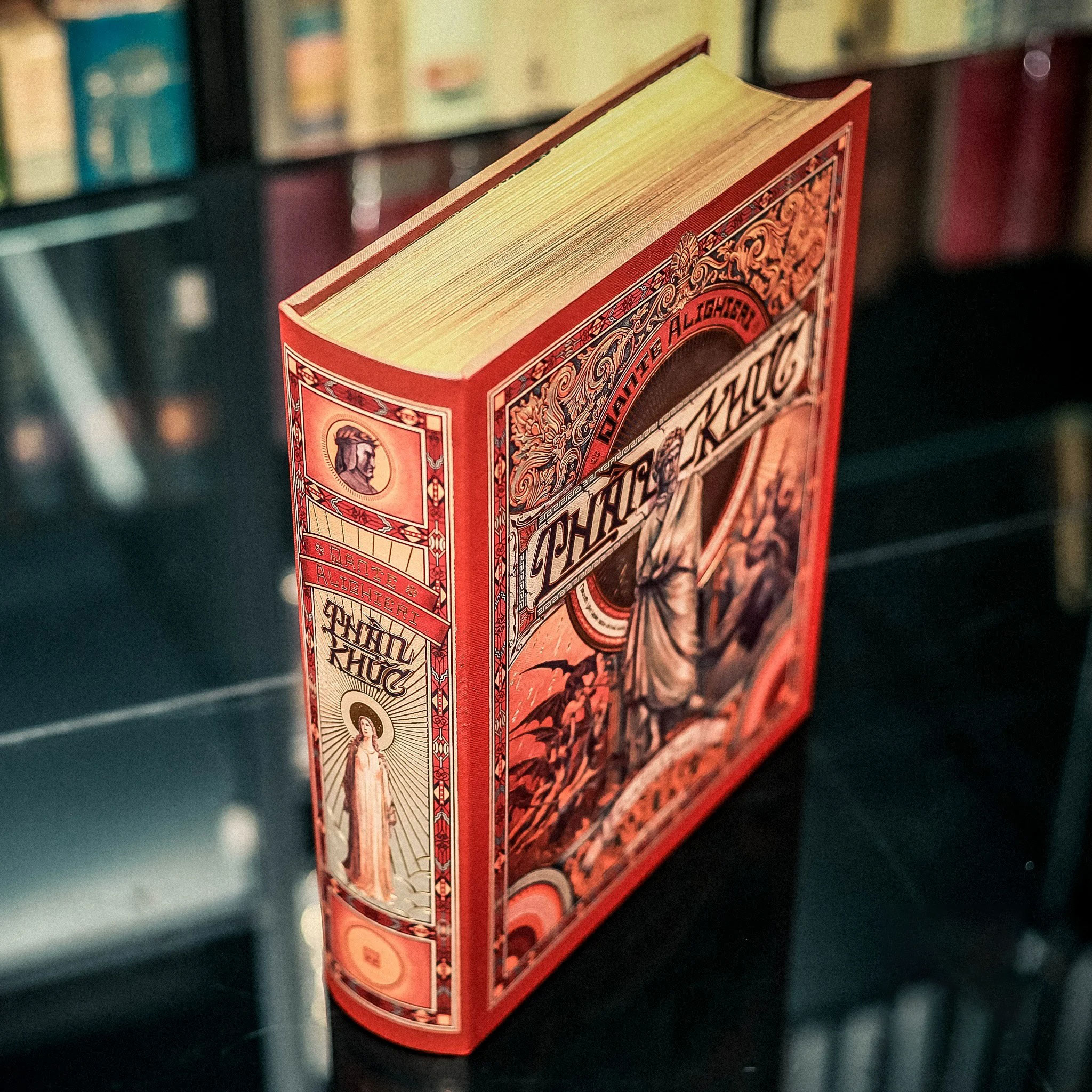 thần khúc - ấn bản giới hạn - bìa buckram - Ảnh 3