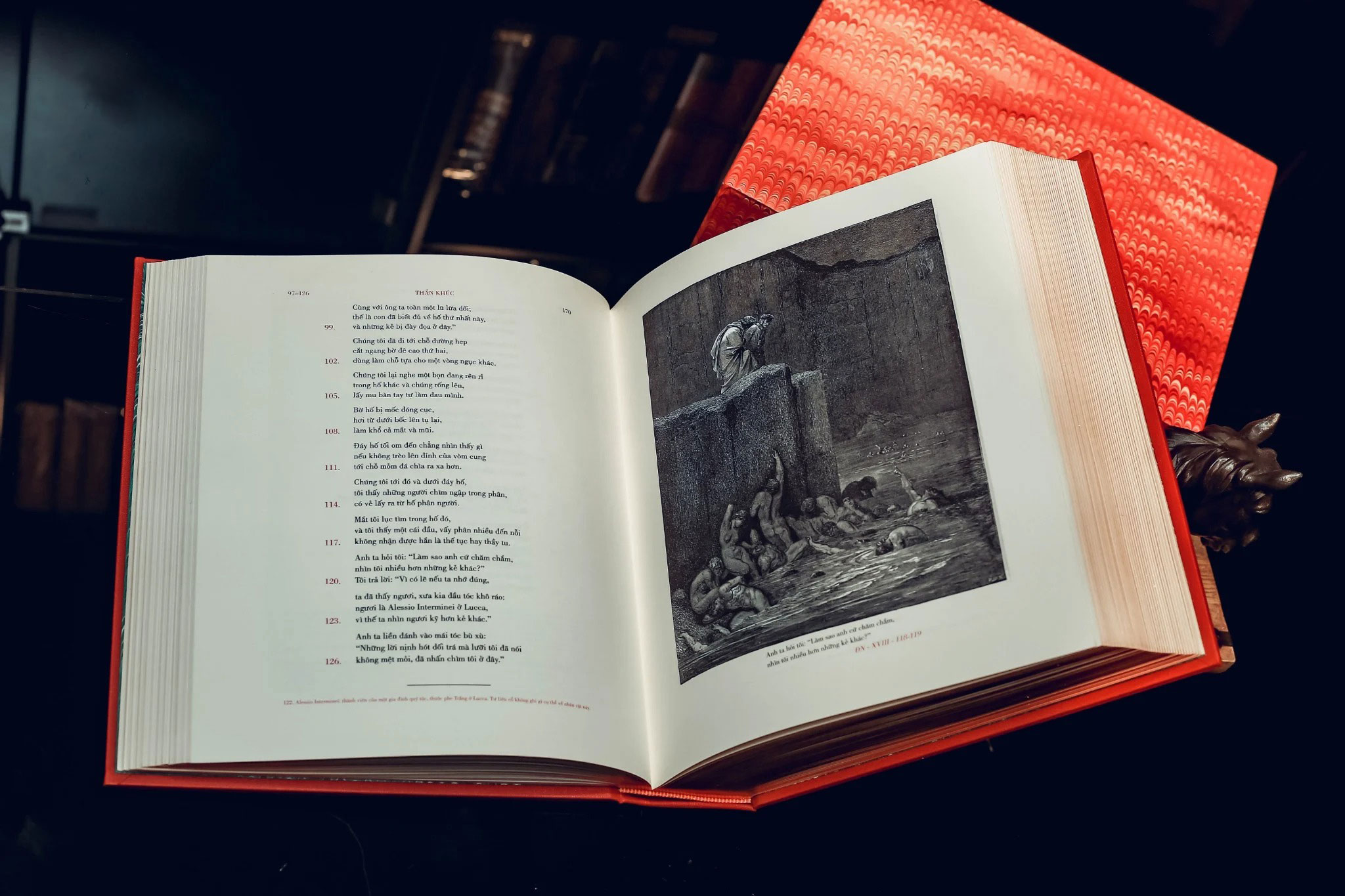 thần khúc - ấn bản giới hạn - bìa buckram - Ảnh 9