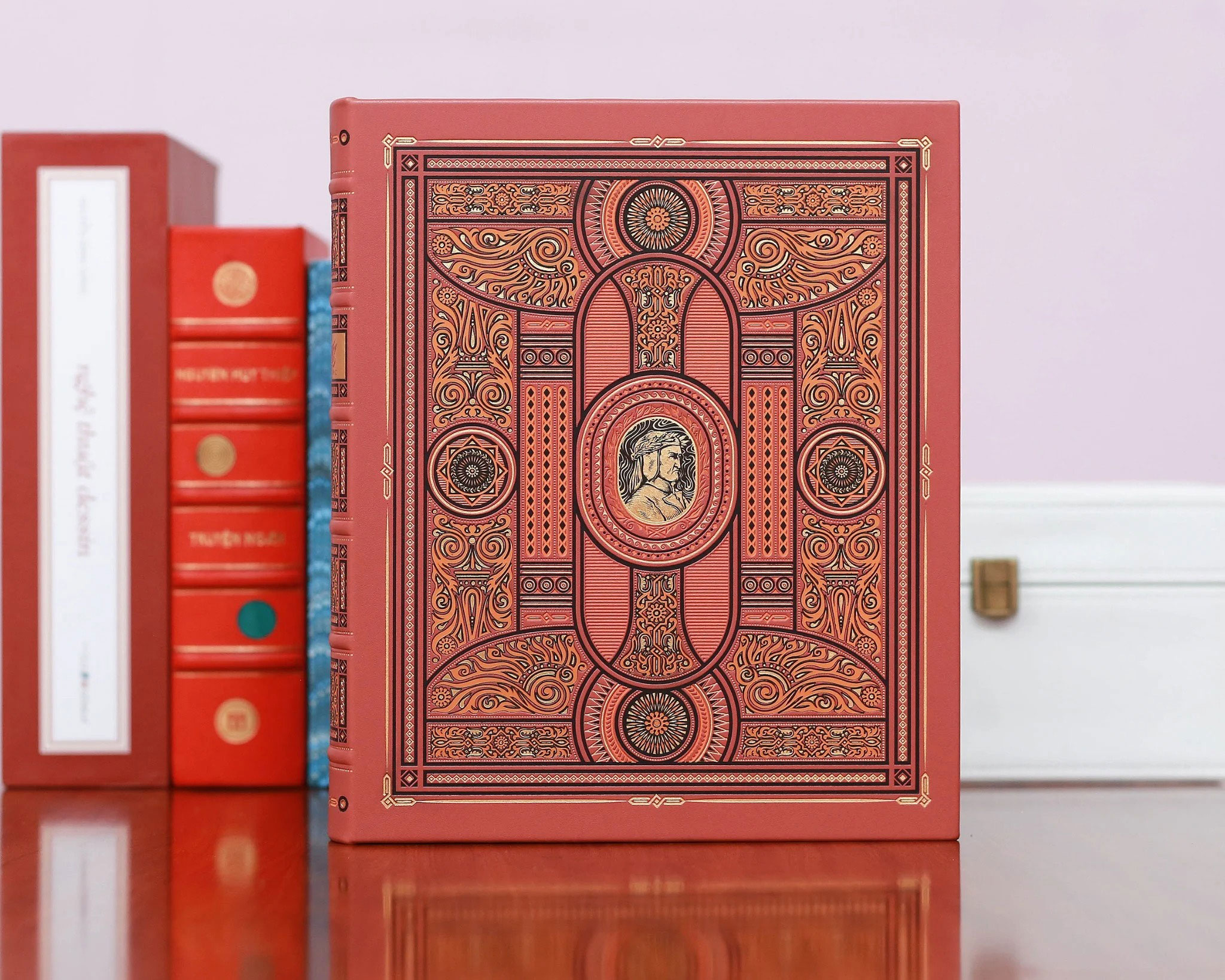 thần khúc - ấn bản giới hạn - bìa da microfiber - Ảnh 3