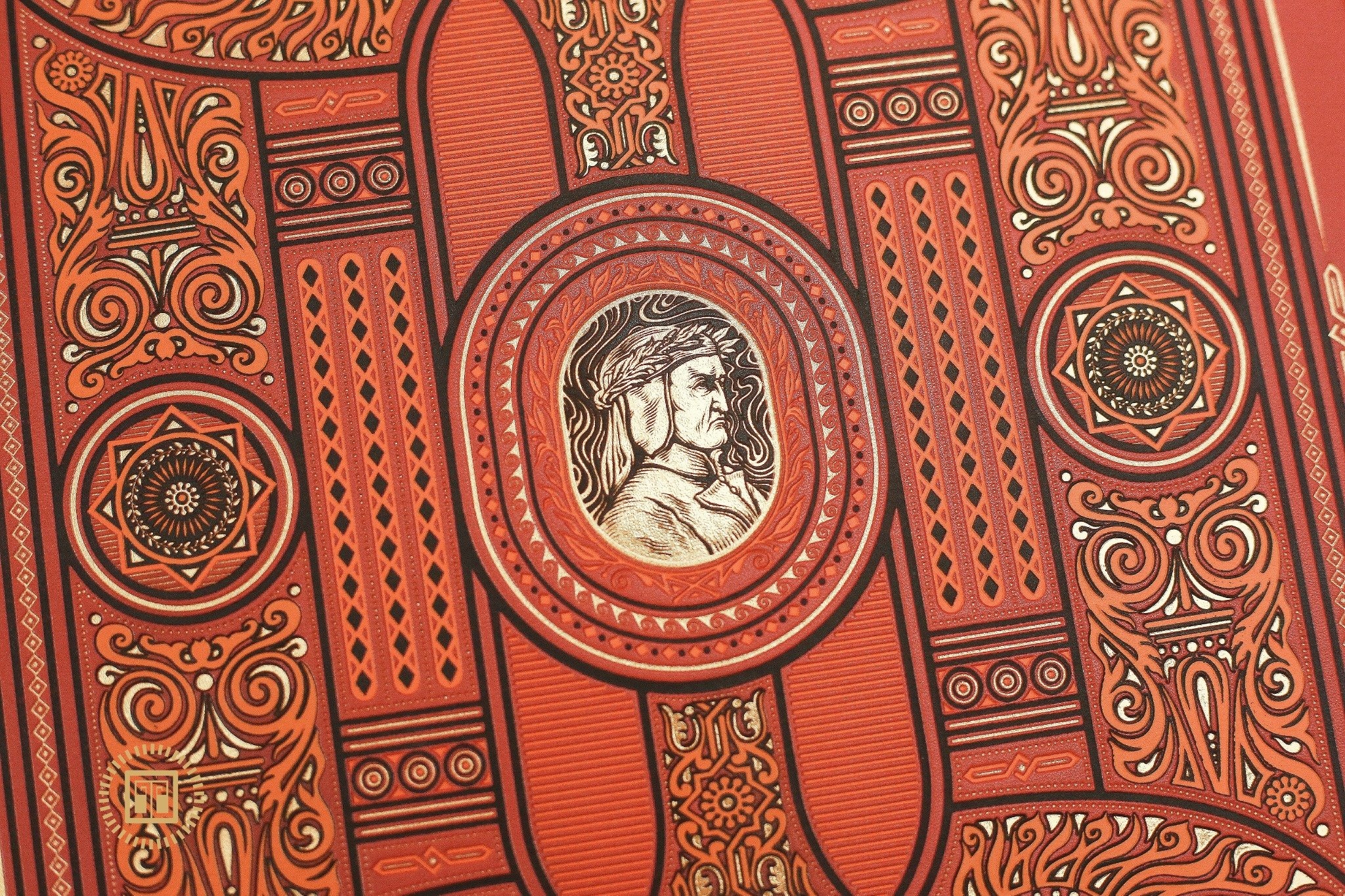 thần khúc - ấn bản giới hạn - bìa da microfiber - Ảnh 8