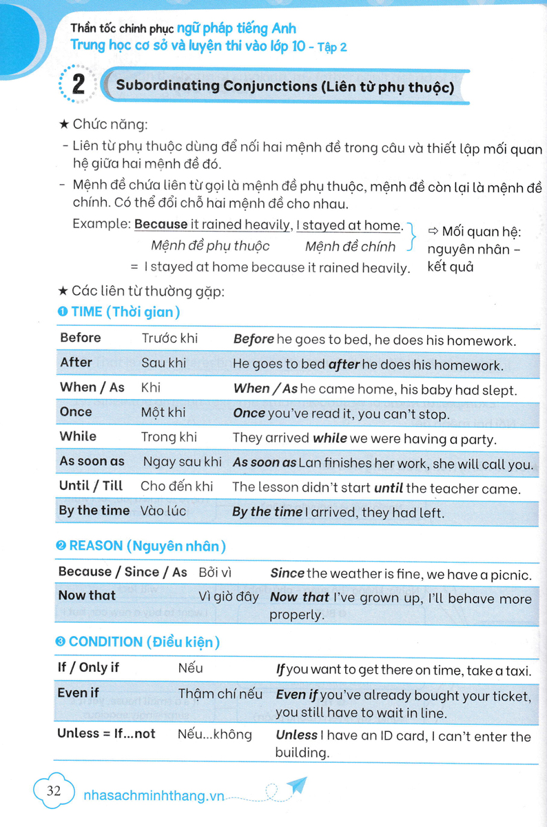 thần tốc chinh phục ngữ pháp tiếng anh trung học cơ sở và luyện thi vào lớp 10 tập 2 (cơ bản và nâng cao) - Ảnh 6