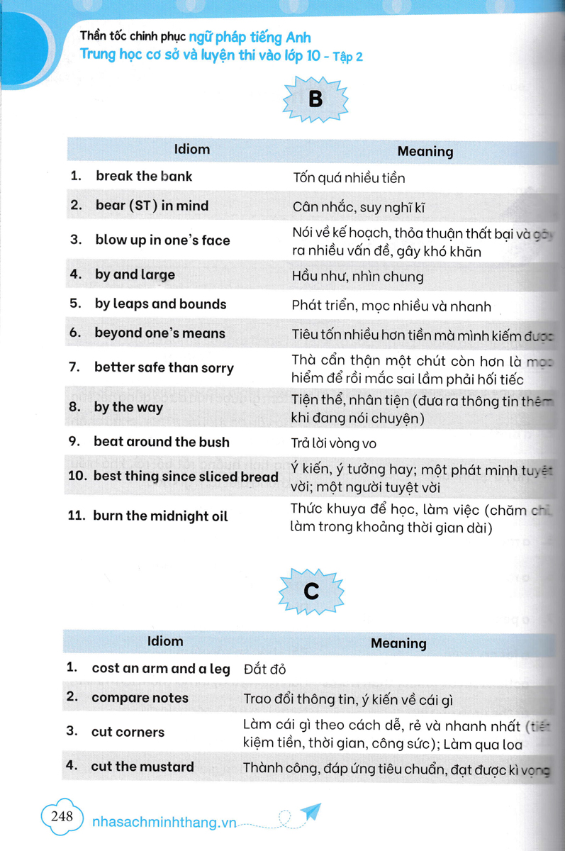 thần tốc chinh phục ngữ pháp tiếng anh trung học cơ sở và luyện thi vào lớp 10 tập 2 (cơ bản và nâng cao) - Ảnh 9