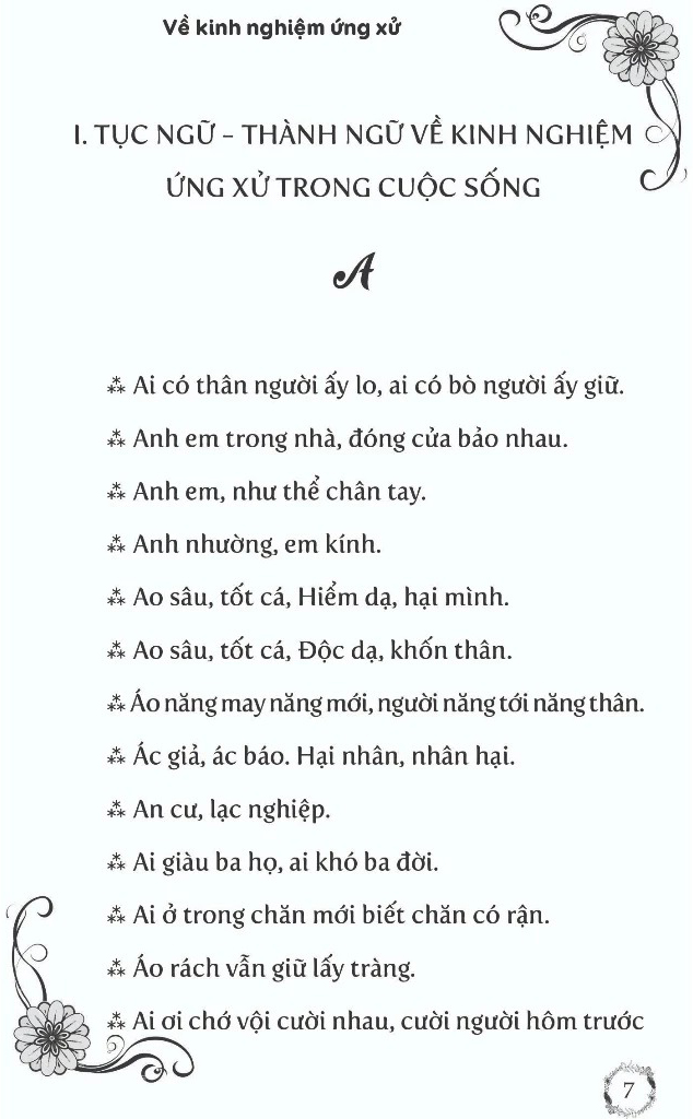 Thành Ngữ - Tục Ngữ - Ca Dao - Dân Ca Việt Nam Về Kinh Nghiệm Ứng Xử - Ảnh 4