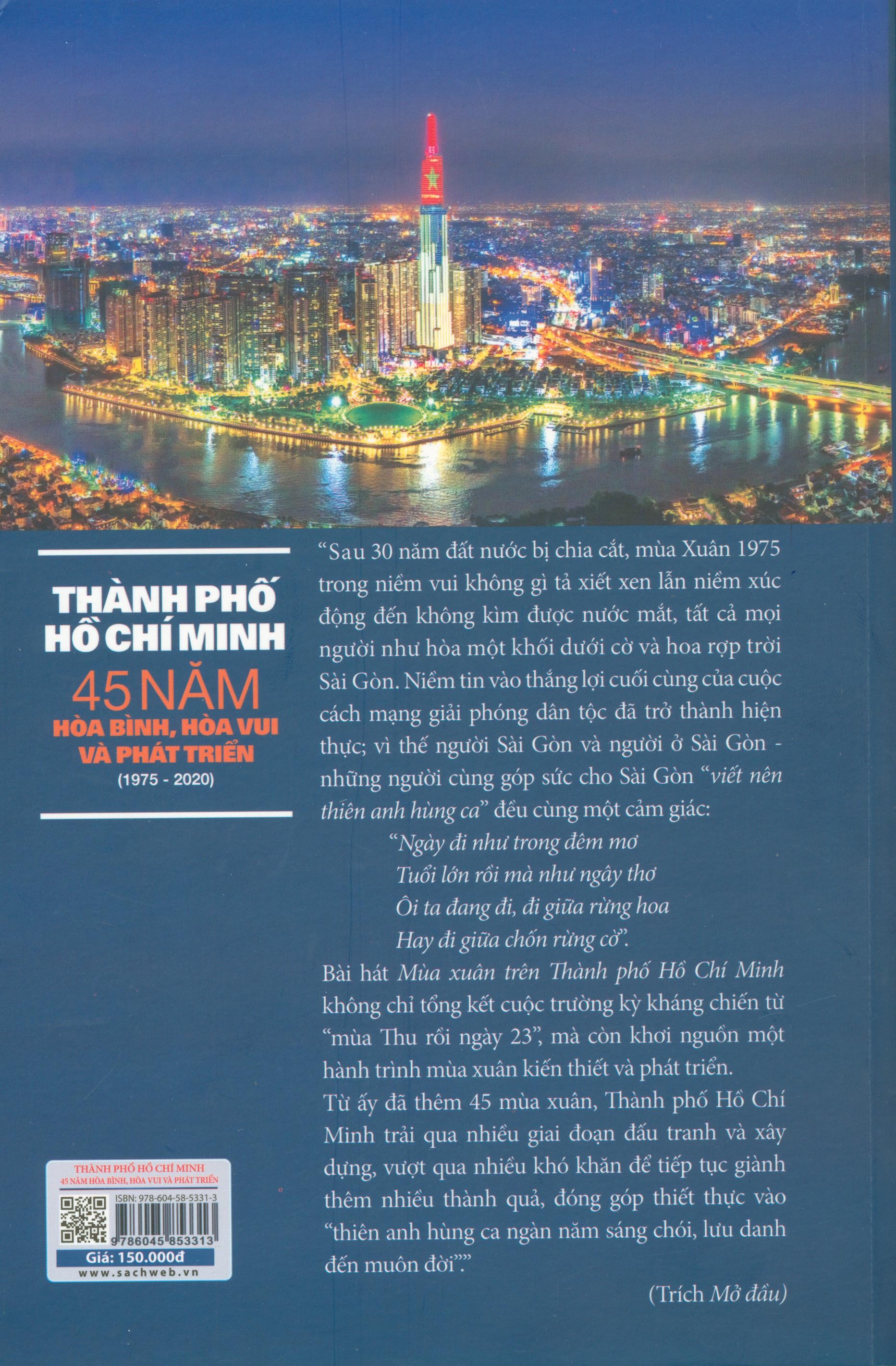 thành phố hồ chí minh 45 năm hòa bình, hòa vui và phát triển (1975 - 2020) - Ảnh 9