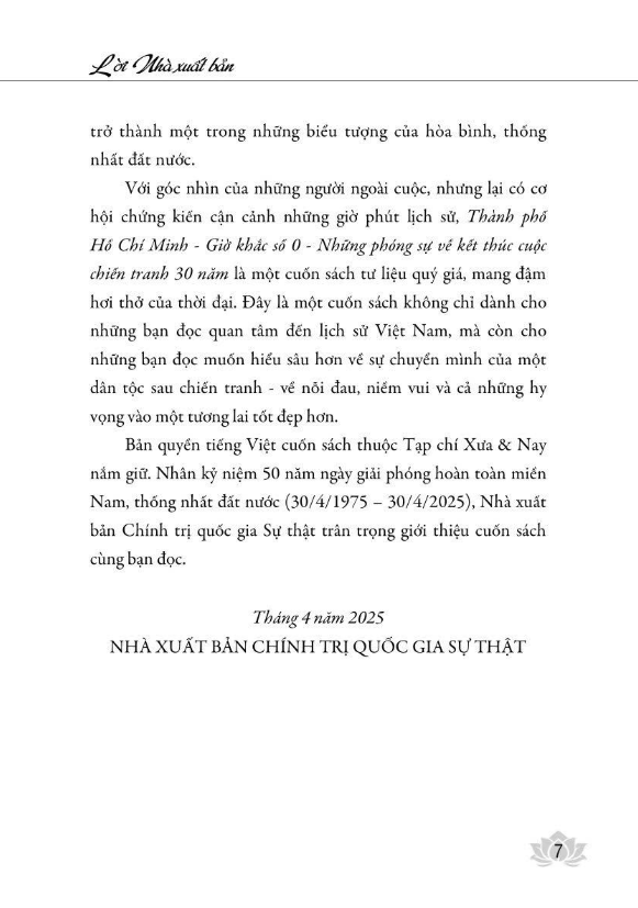 thành phố hồ chí minh - giờ khắc số 0 - những phóng sự về kết thúc cuộc chiến tranh 30 năm - Ảnh 6