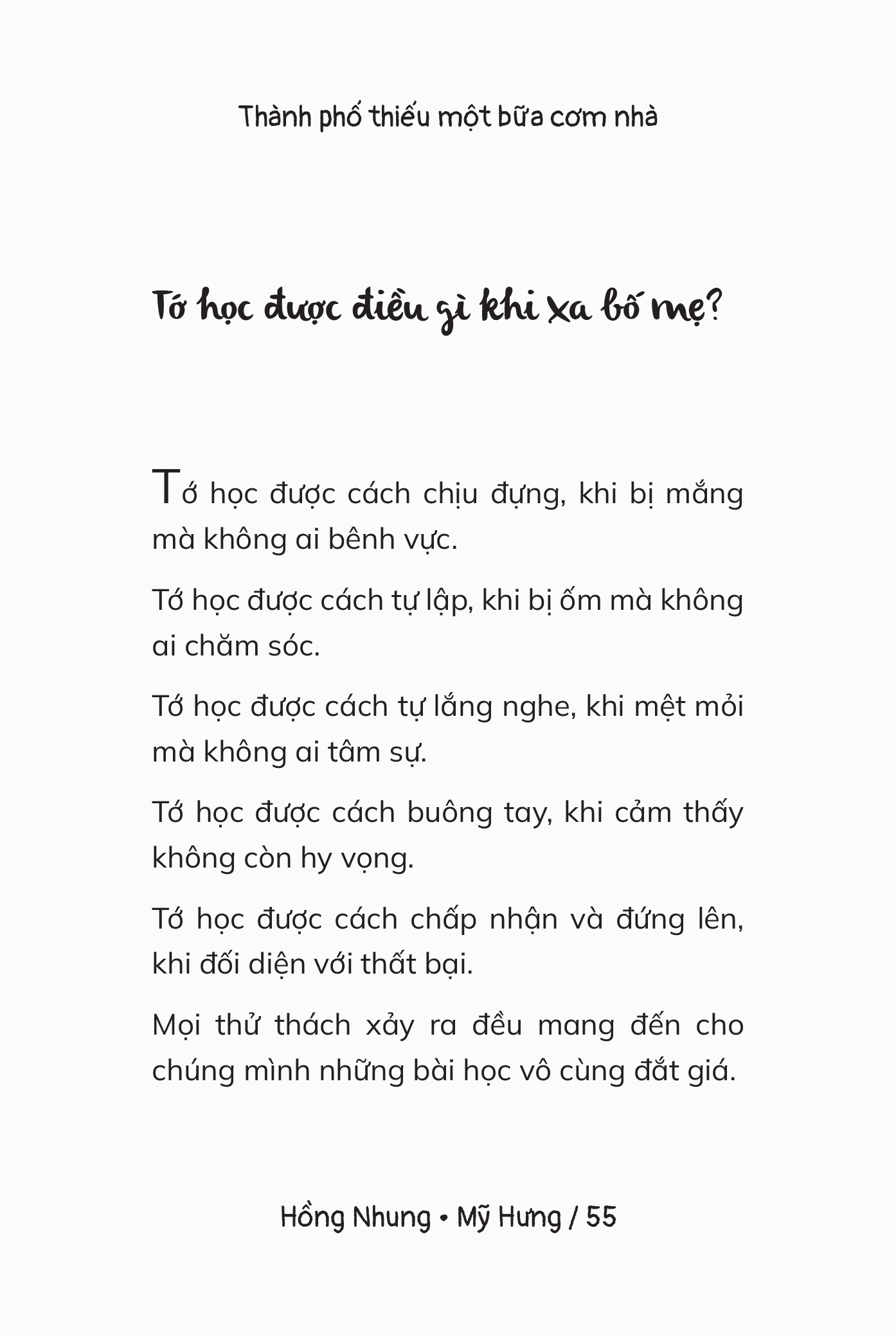 Thành Phố Thiếu Một Bữa Cơm Nhà - Ảnh 10