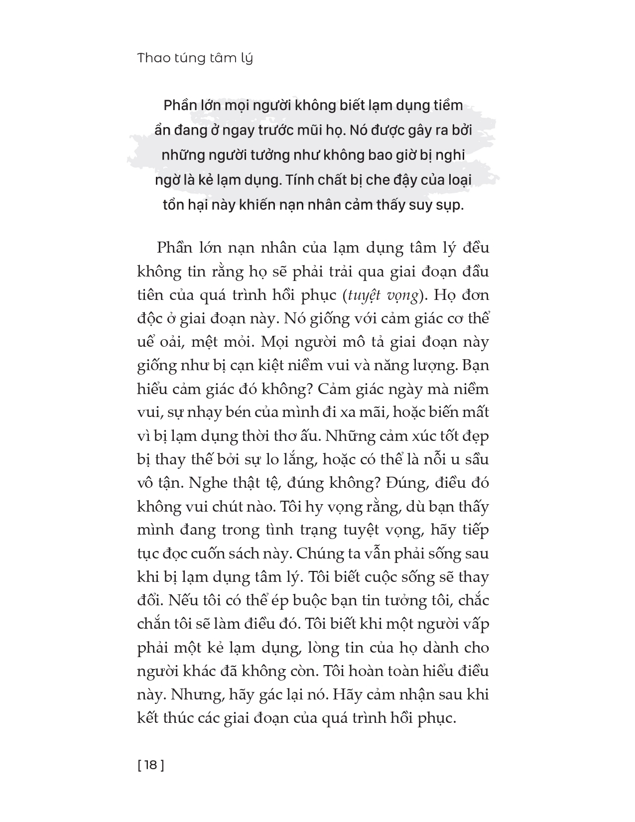 thao túng tâm lý - nhận diện, thức tỉnh và chữa lành những tổn thương tiềm ẩn - Ảnh 16