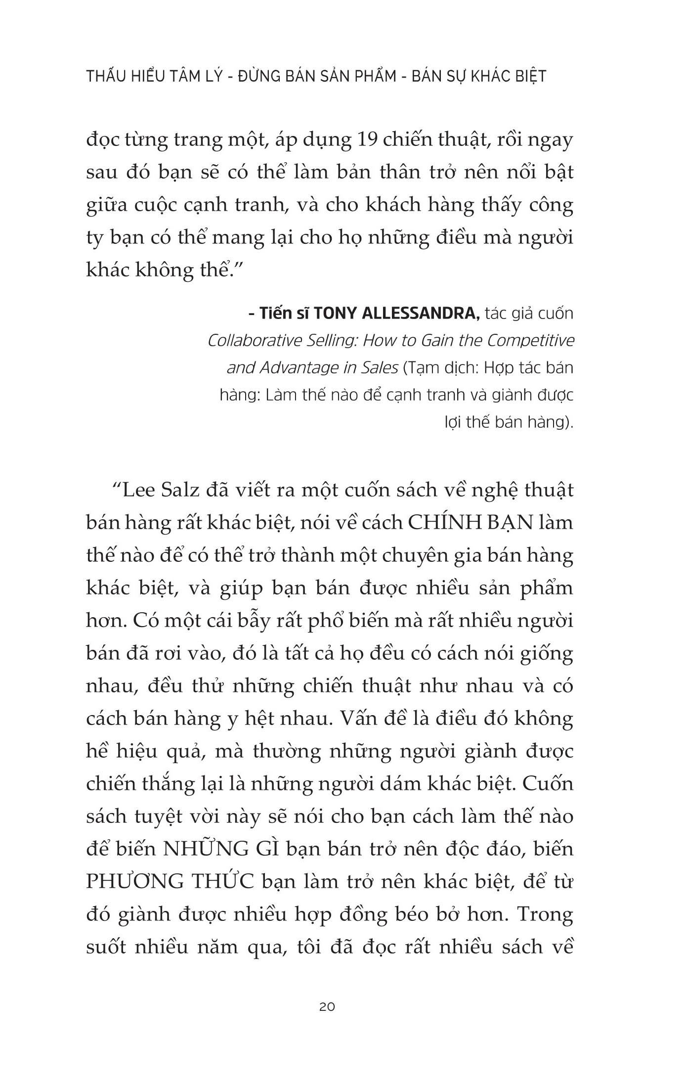 thấu hiểu tâm lý - đừng bán sản phẩm - bán sự khác biệt - Ảnh 16