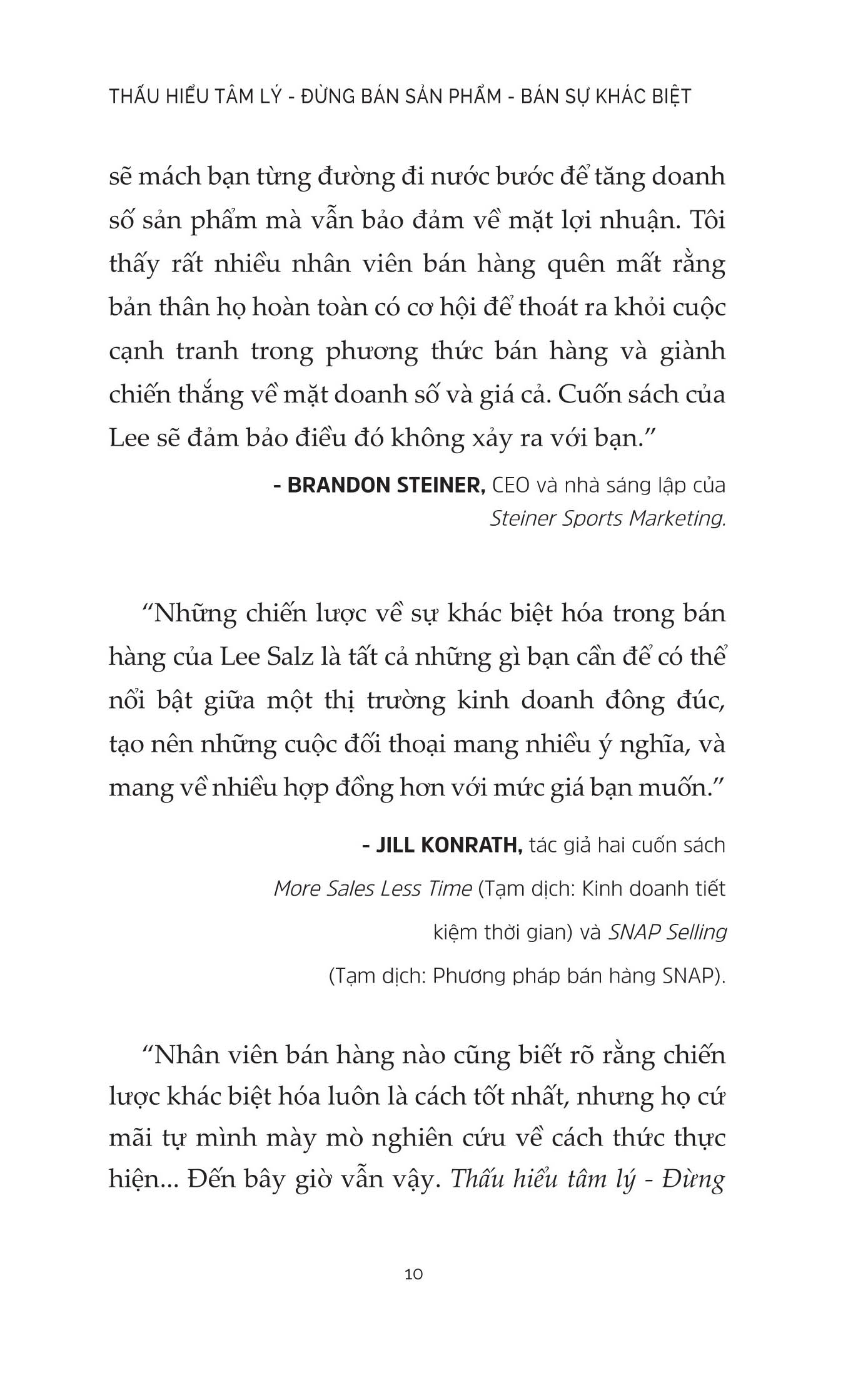 thấu hiểu tâm lý - đừng bán sản phẩm - bán sự khác biệt - Ảnh 6