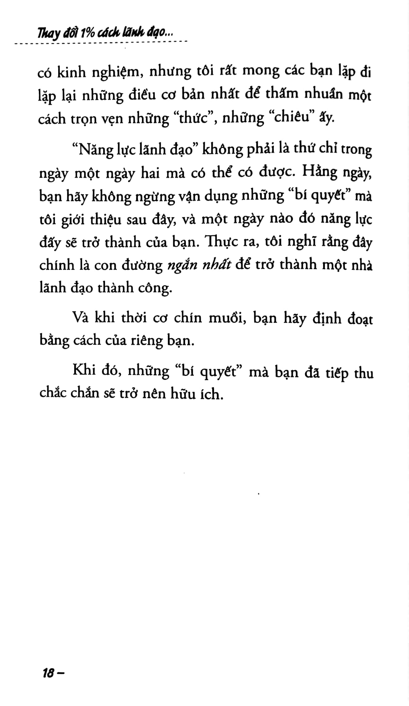 thay đổi 1% cách lãnh đạo - 99% đạt thành công - Ảnh 11