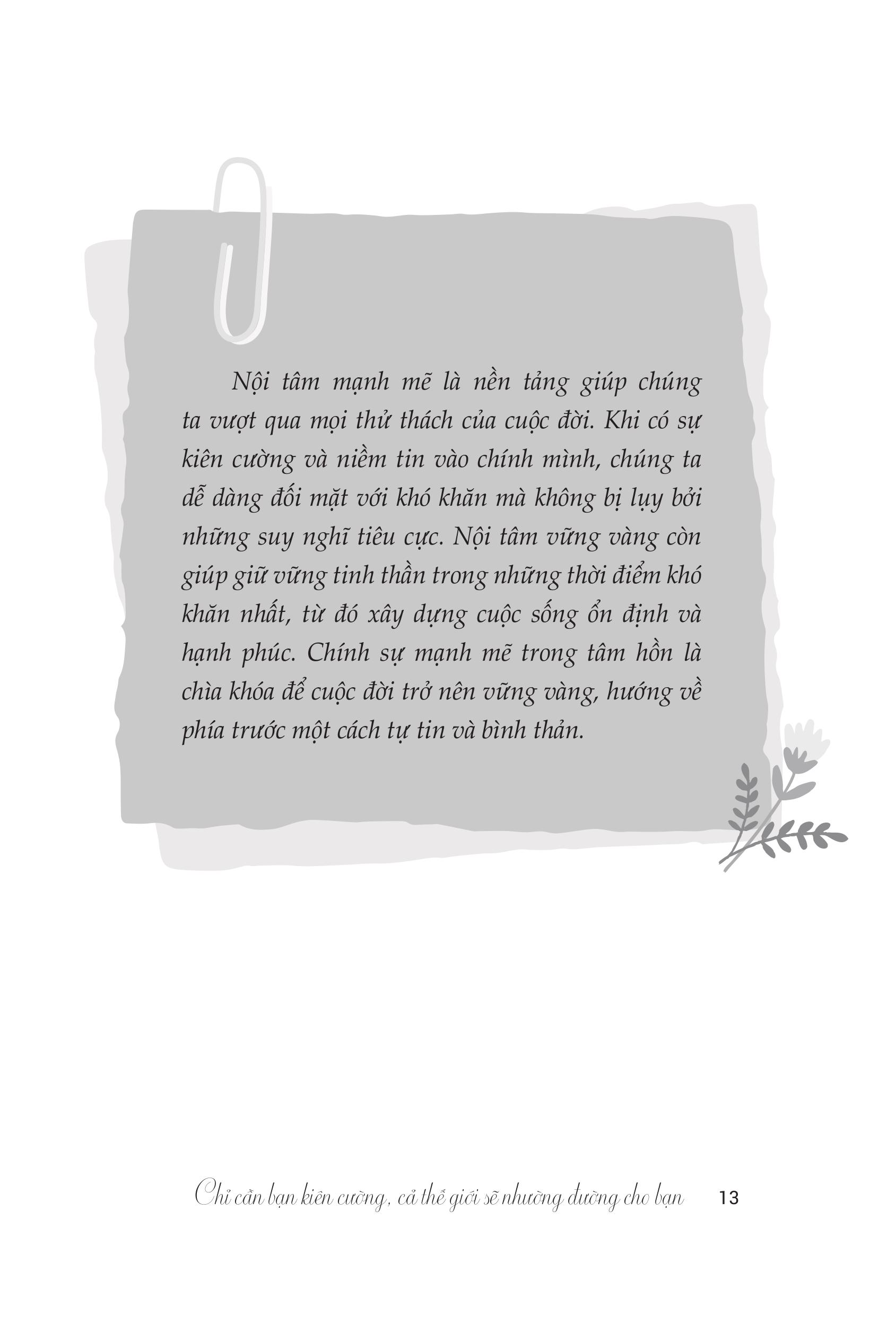 Thay Đổi Bản Thân, Làm Chủ Cuộc Đời - Chỉ Cần Bạn Kiên Cường Cả Thế Giới Sẽ Nhường Đường Cho Bạn - Ảnh 12