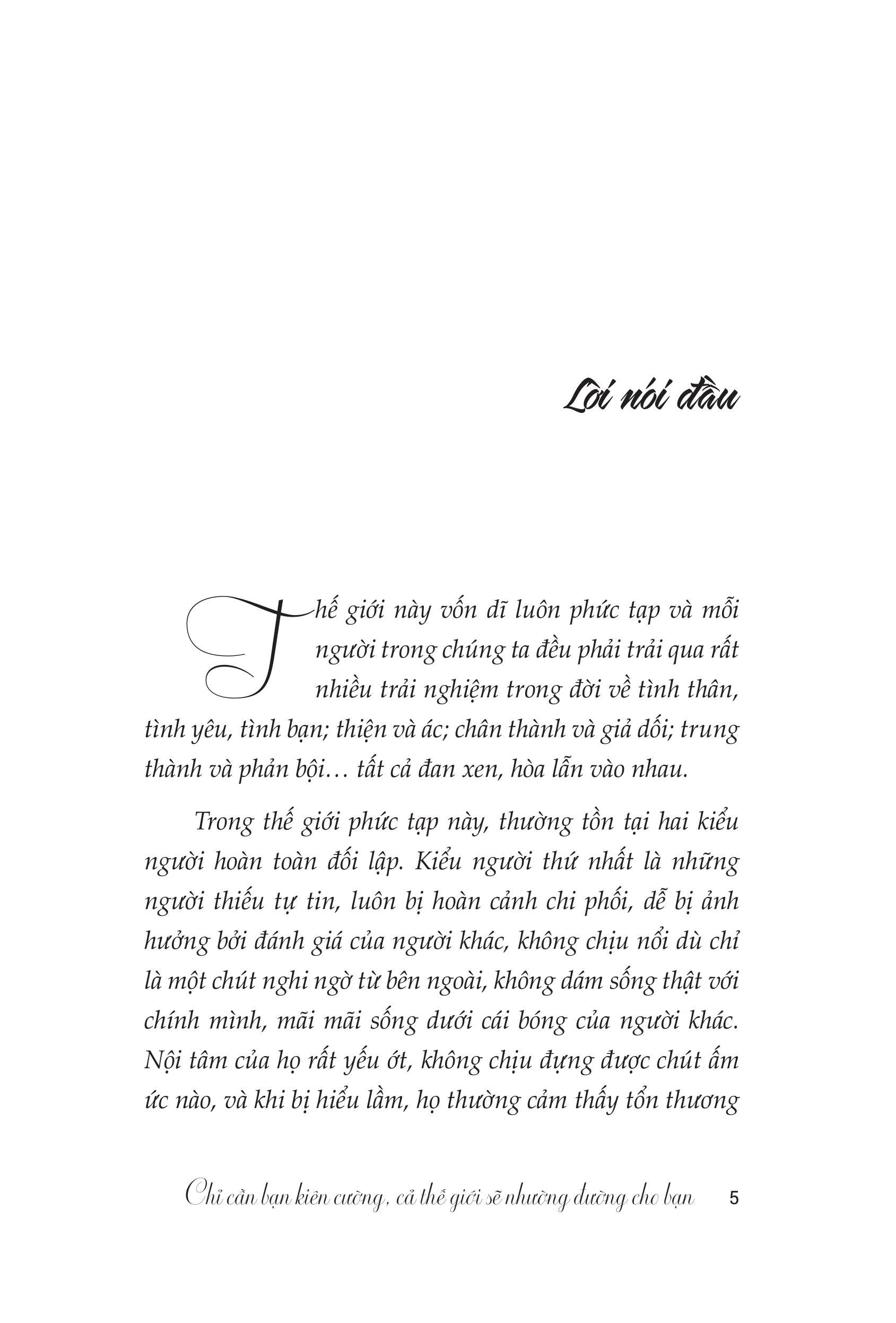 Thay Đổi Bản Thân, Làm Chủ Cuộc Đời - Chỉ Cần Bạn Kiên Cường Cả Thế Giới Sẽ Nhường Đường Cho Bạn - Ảnh 4