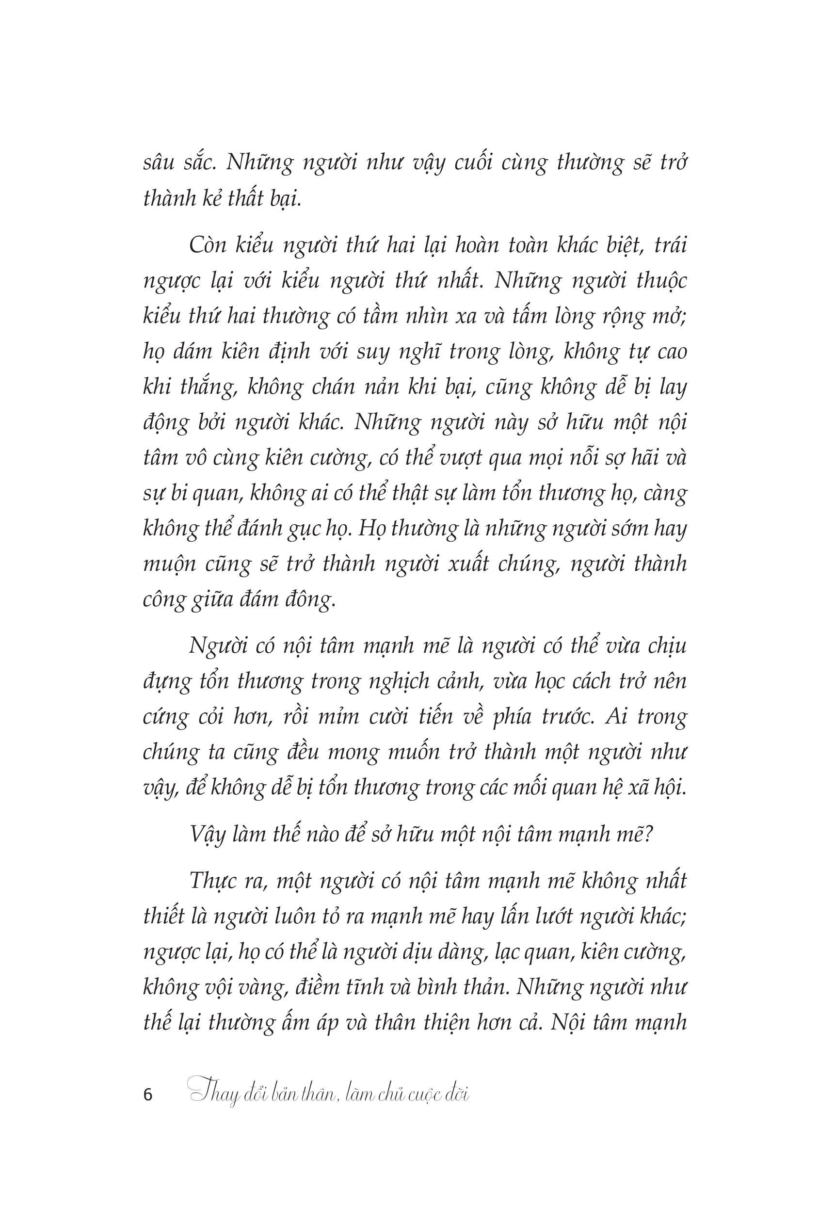 Thay Đổi Bản Thân, Làm Chủ Cuộc Đời - Chỉ Cần Bạn Kiên Cường Cả Thế Giới Sẽ Nhường Đường Cho Bạn - Ảnh 5