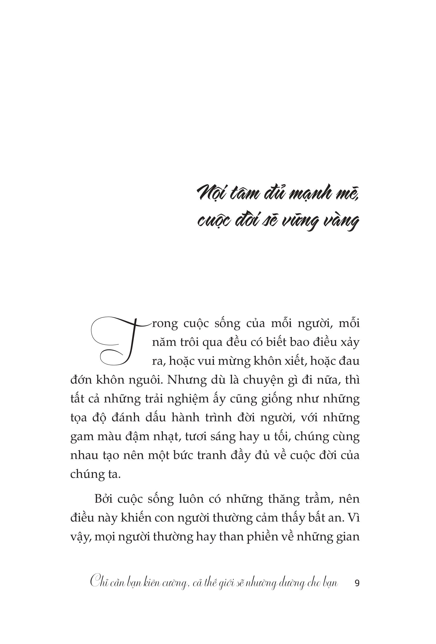 Thay Đổi Bản Thân, Làm Chủ Cuộc Đời - Chỉ Cần Bạn Kiên Cường Cả Thế Giới Sẽ Nhường Đường Cho Bạn - Ảnh 8