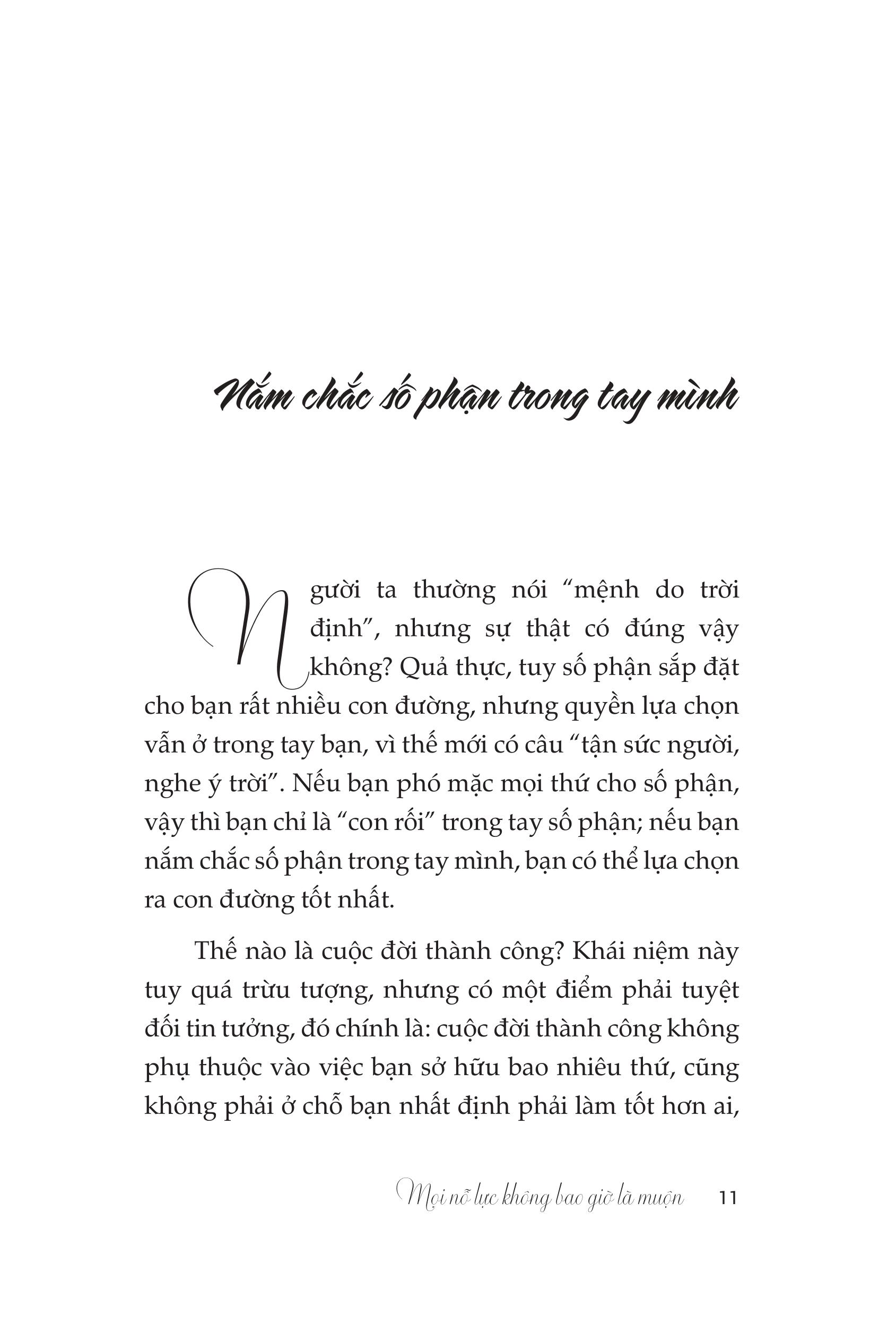 Thay Đổi Bản Thân, Làm Chủ Cuộc Đời - Mọi Nỗ Lực Không Bao Giờ Là Muộn - Ảnh 10