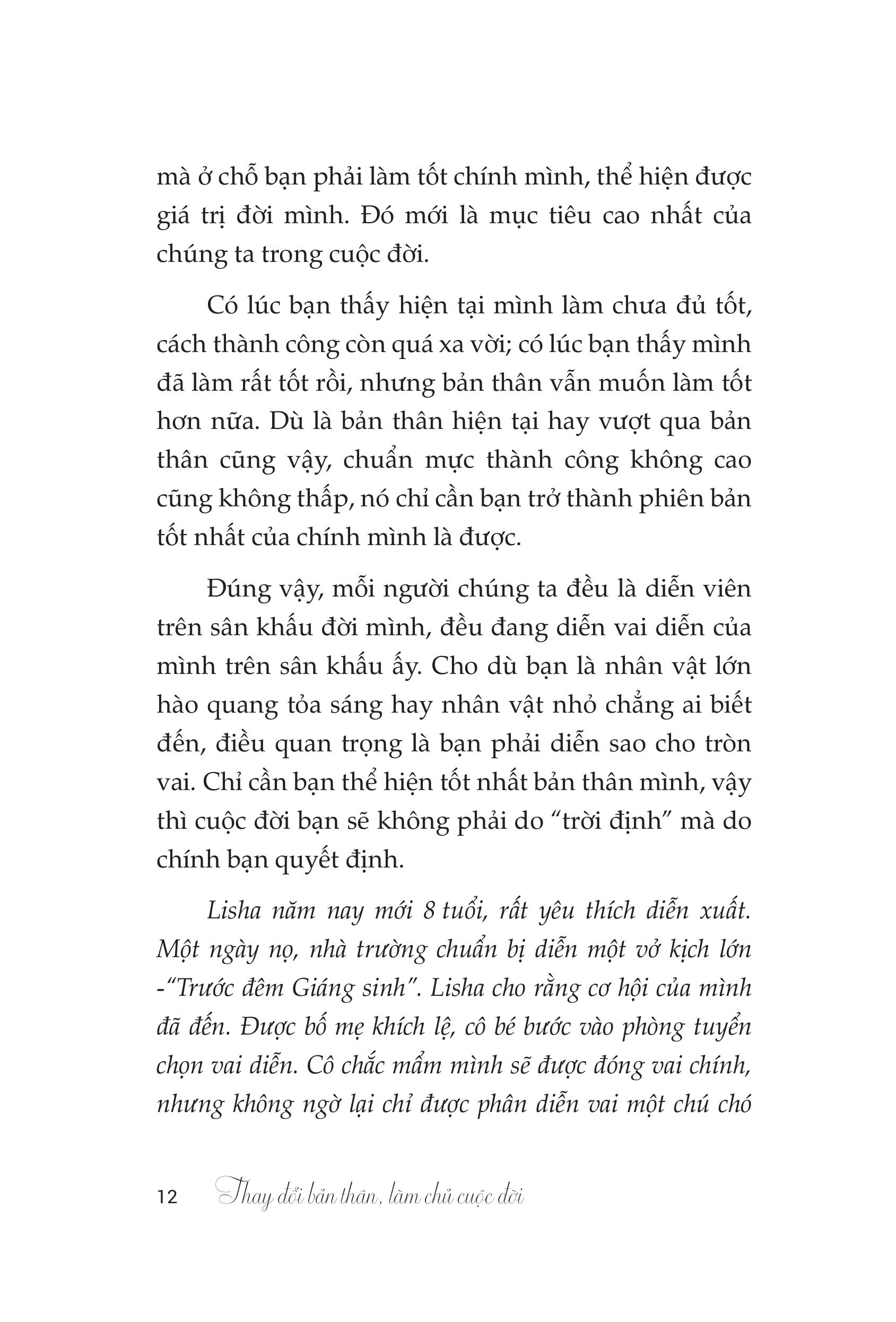 Thay Đổi Bản Thân, Làm Chủ Cuộc Đời - Mọi Nỗ Lực Không Bao Giờ Là Muộn - Ảnh 11