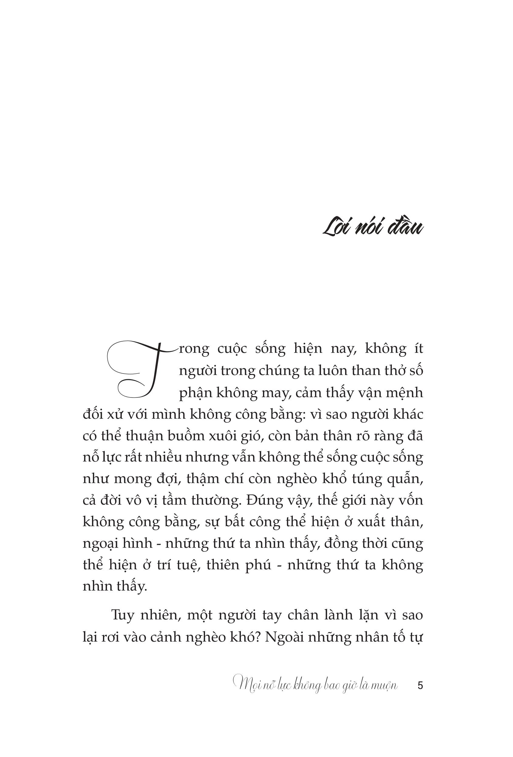 Thay Đổi Bản Thân, Làm Chủ Cuộc Đời - Mọi Nỗ Lực Không Bao Giờ Là Muộn - Ảnh 4