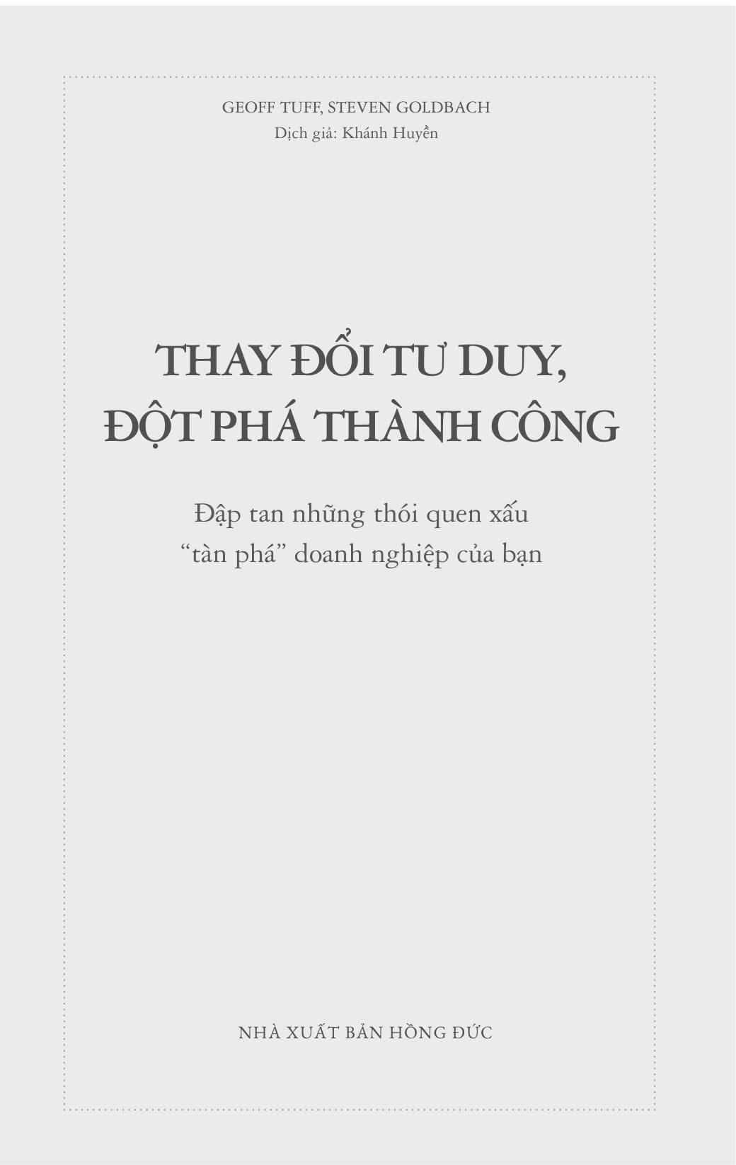 thay đổi tư duy đột phá thành công - Ảnh 5