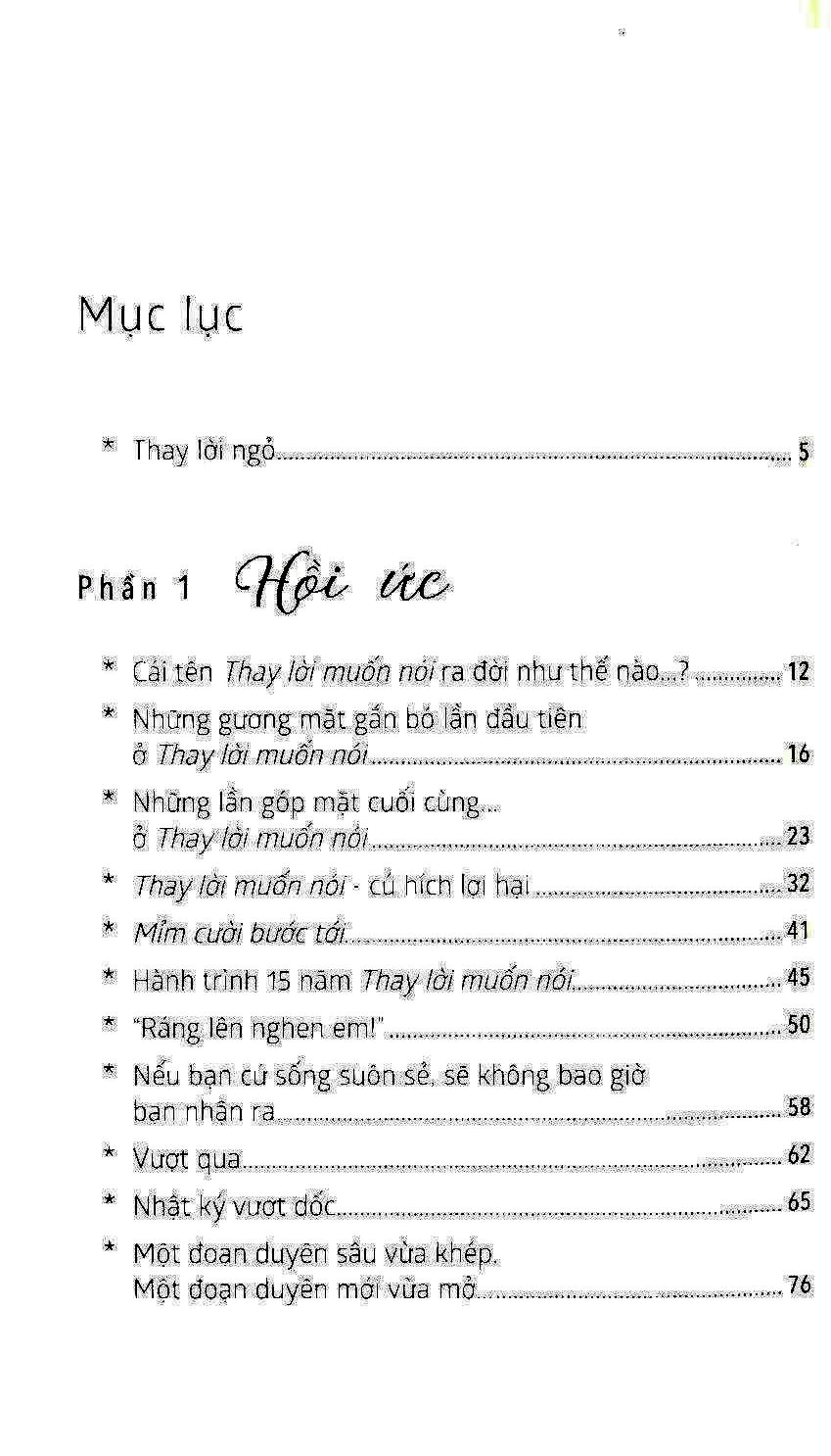 thay lời muốn nói - thanh xuân tôi... - kèm chữ ký tác giả (số lượng có hạn) - Ảnh 4