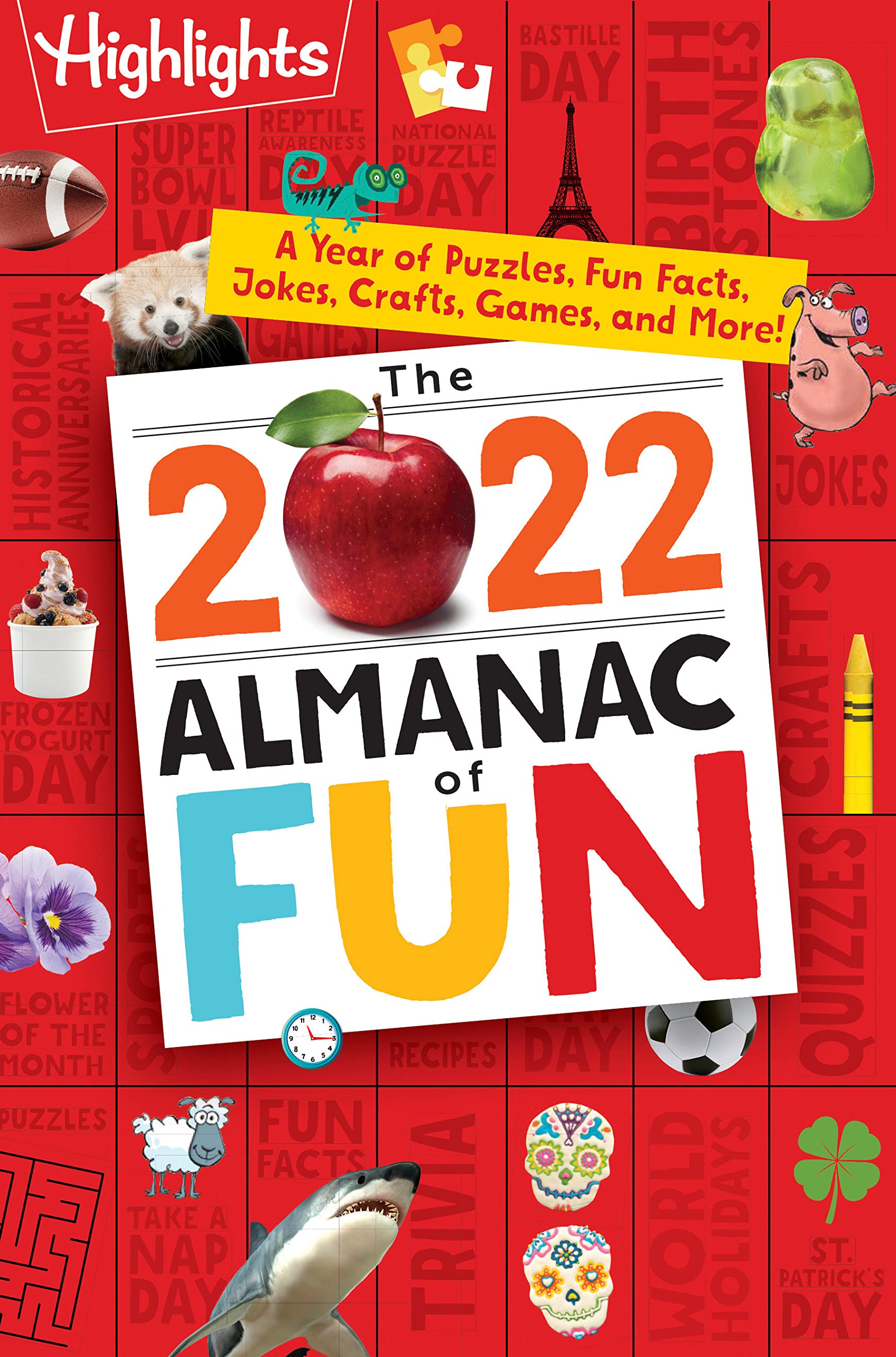 the 2022 almanac of fun: a year of puzzles, fun facts, jokes, crafts, games, and more! - Ảnh 2