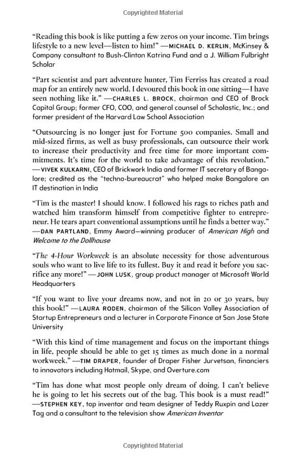 the 4-hour work week: escape the 9-5, live anywhere and join the new rich - Ảnh 2