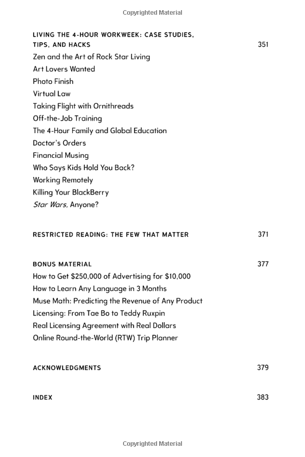 the 4-hour work week: escape the 9-5, live anywhere and join the new rich - Ảnh 6