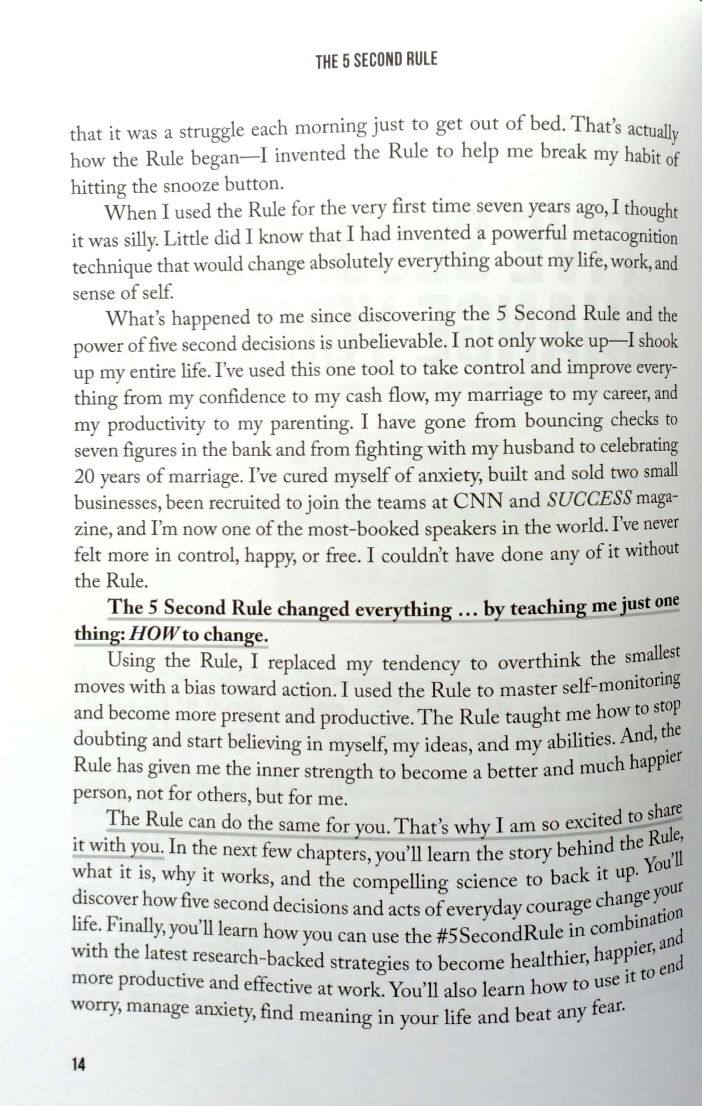 the 5 second rule : transform your life, work, and confidence with everyday courage - Ảnh 6