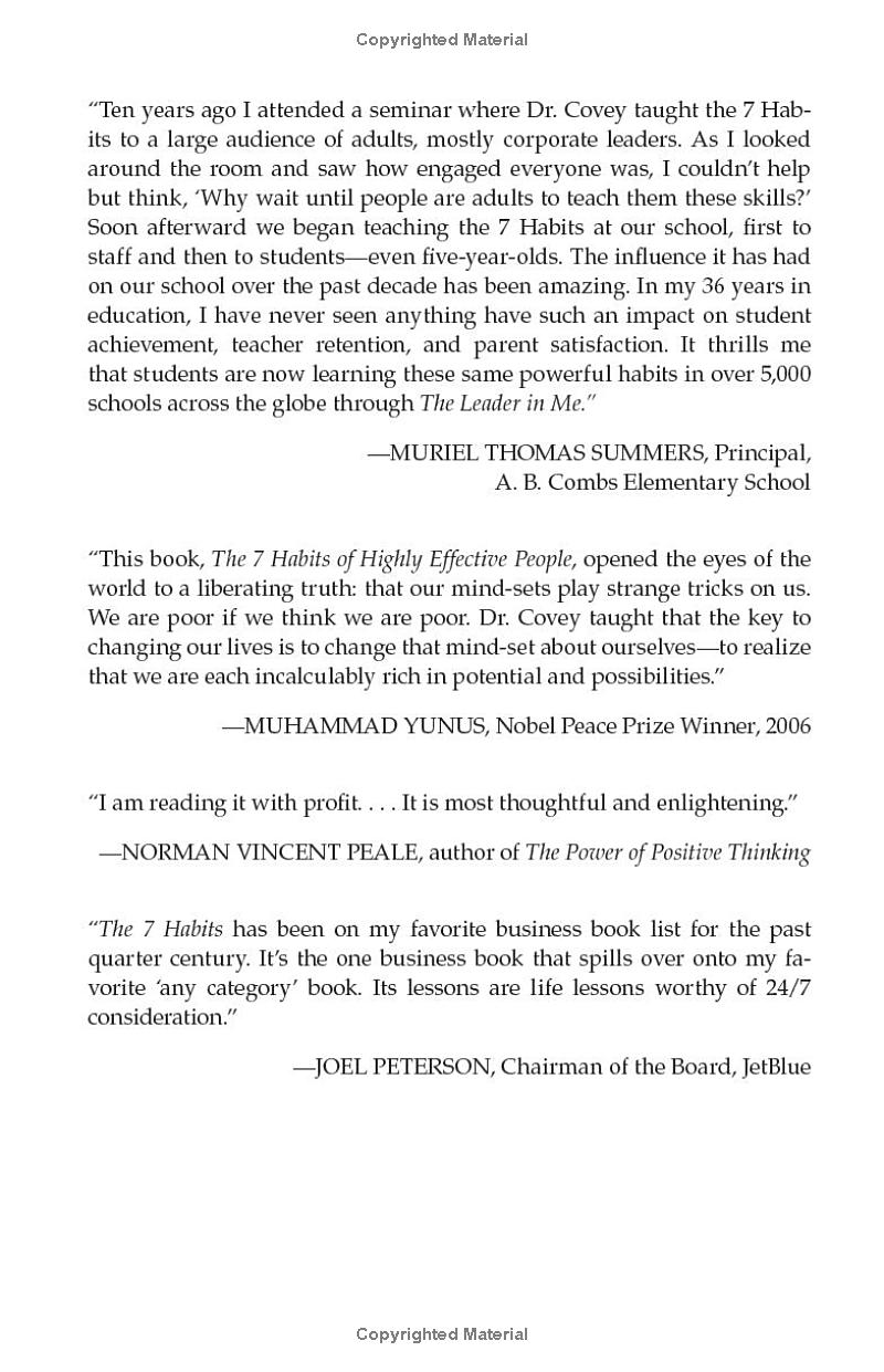 the 7 habits of highly effective people: 30th anniversary edition - Ảnh 4