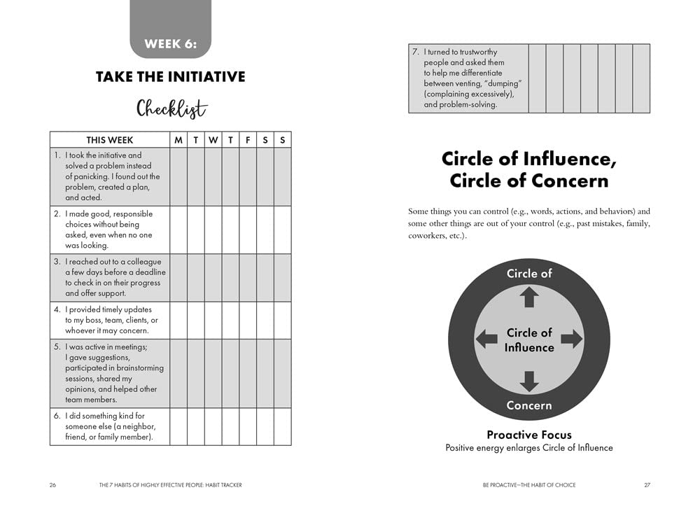 the 7 habits of highly effective people - habit tracker - Ảnh 11