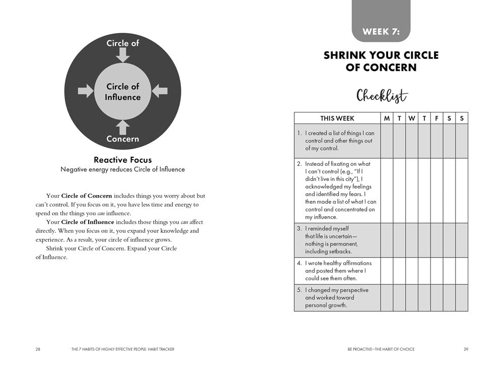the 7 habits of highly effective people - habit tracker - Ảnh 12