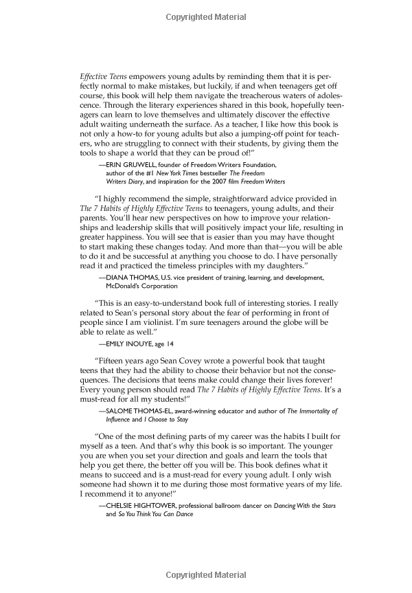 the 7 habits of highly effective teens - Ảnh 2