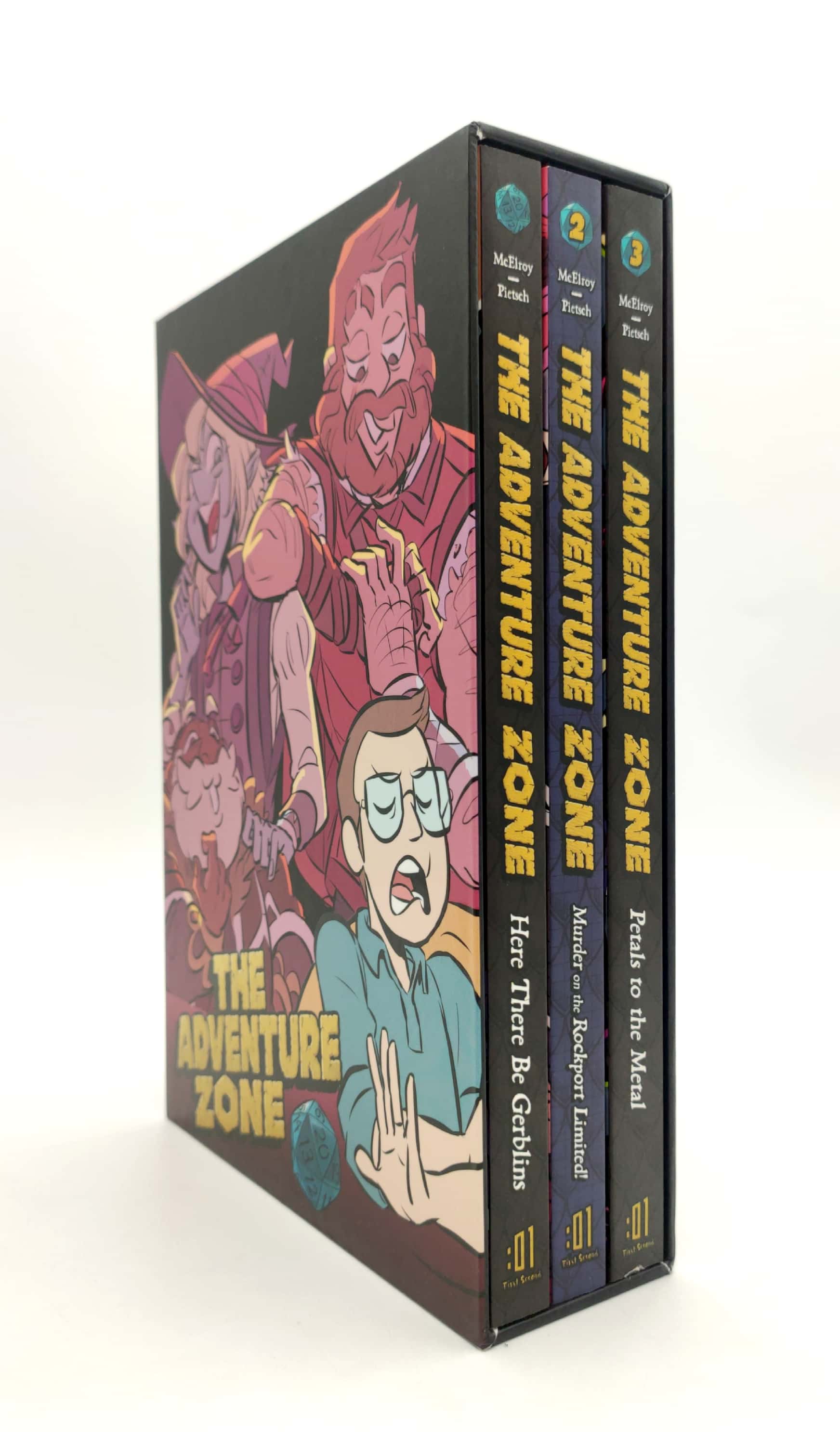 the adventure zone boxed set: here there be gerblins, murder on the rockport limited! and petals to the metal - Ảnh 11