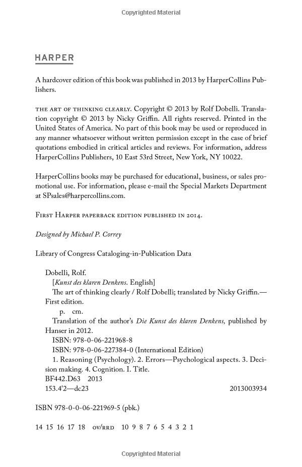 the art of thinking clearly - Ảnh 4