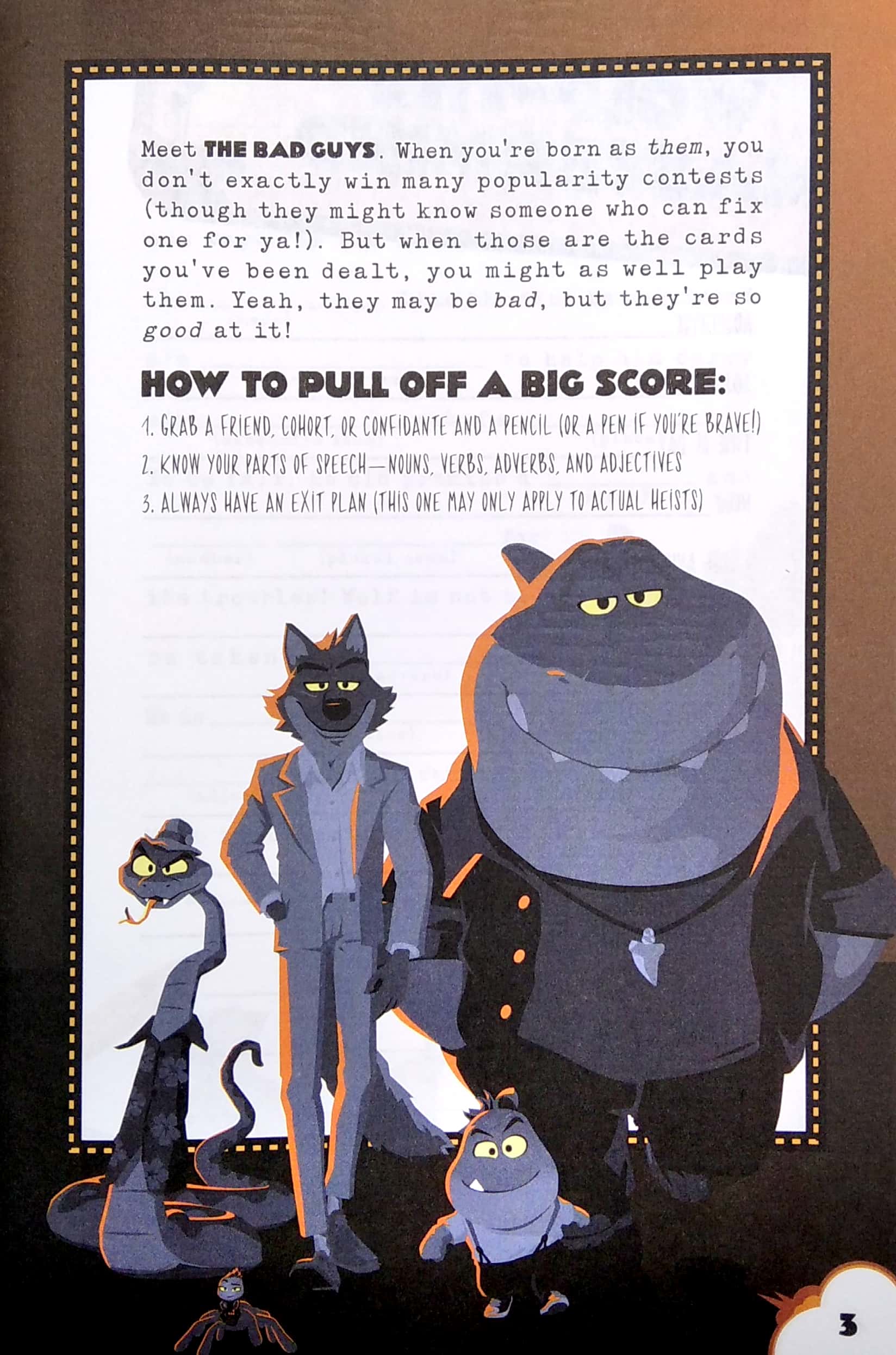 the bad guys movie: the biggest, baddest fill-in book ever! - Ảnh 3