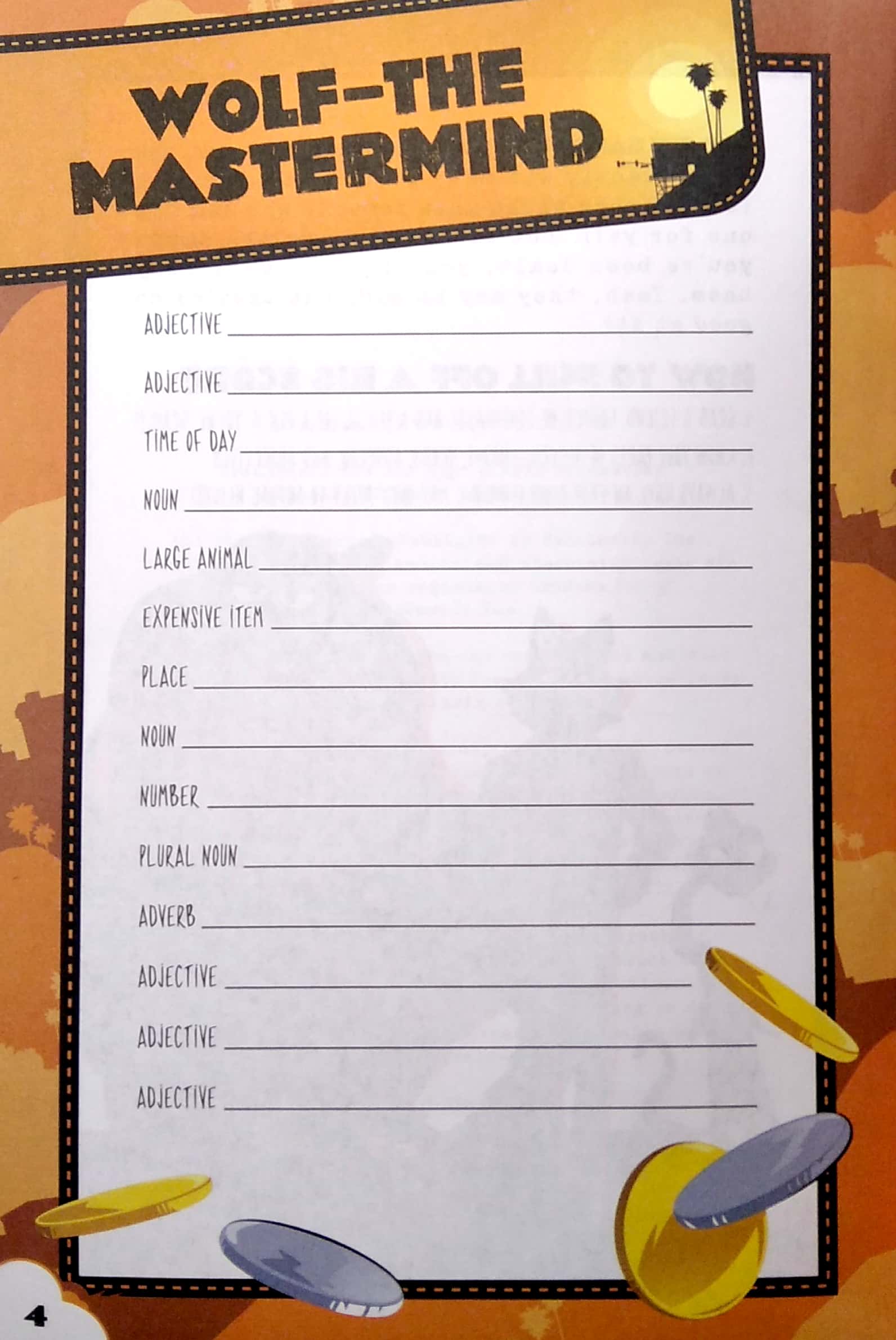 the bad guys movie: the biggest, baddest fill-in book ever! - Ảnh 4