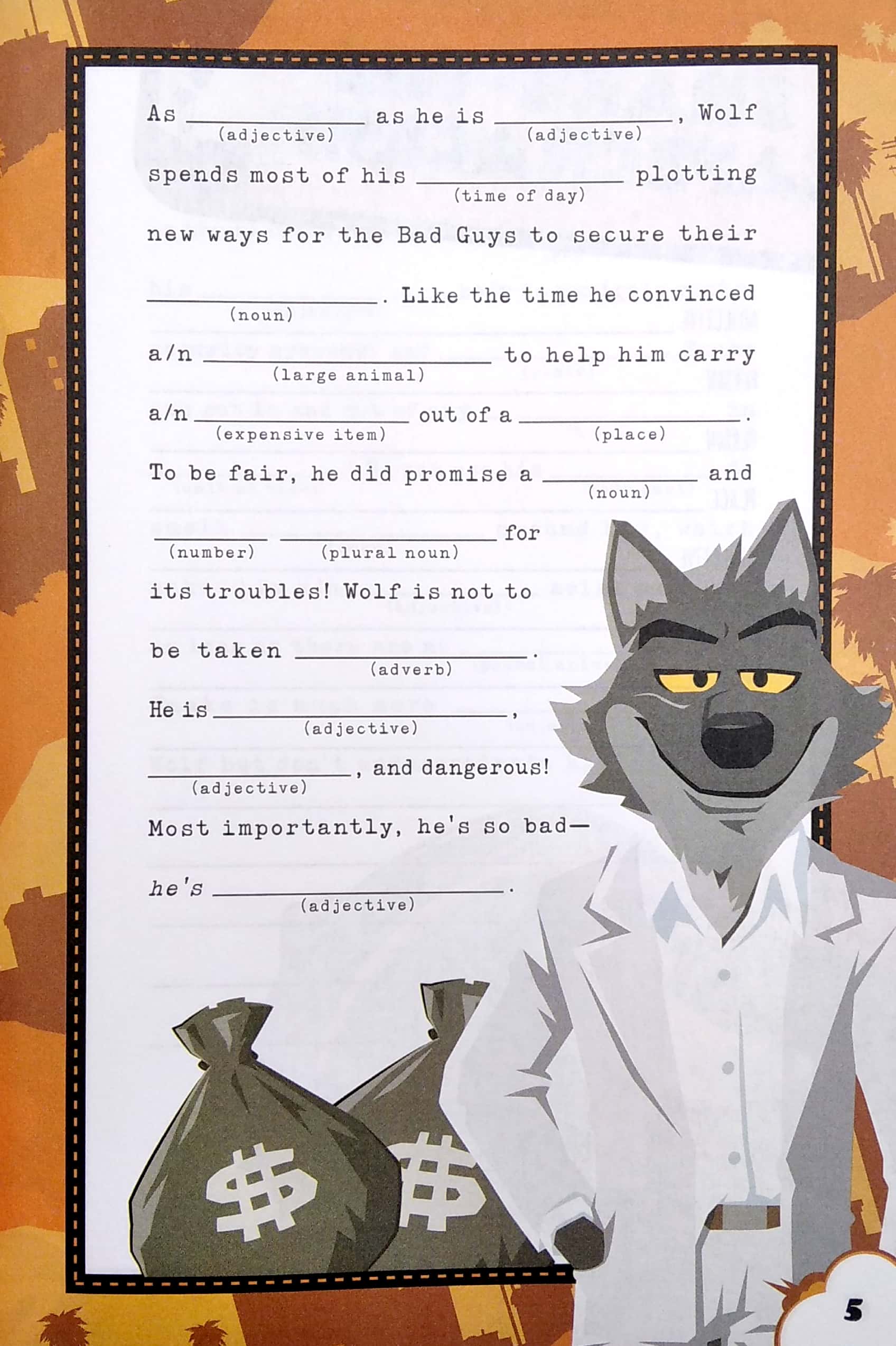 the bad guys movie: the biggest, baddest fill-in book ever! - Ảnh 5