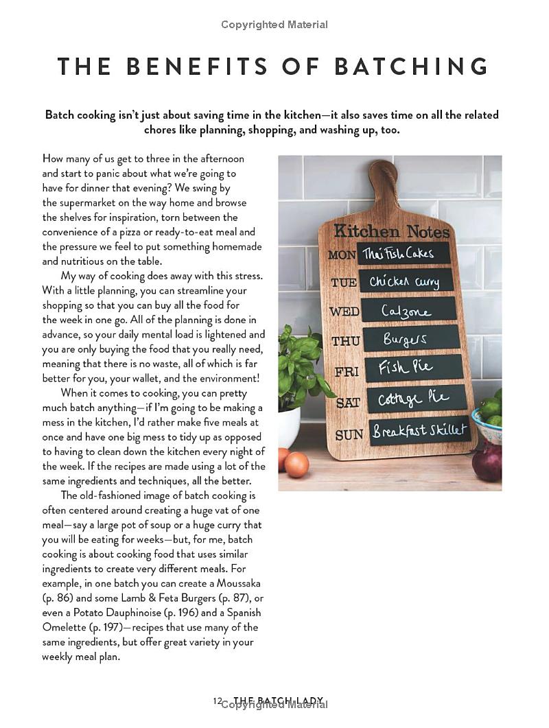 the batch lady : shop once. cook once. eat well all week. - Ảnh 11