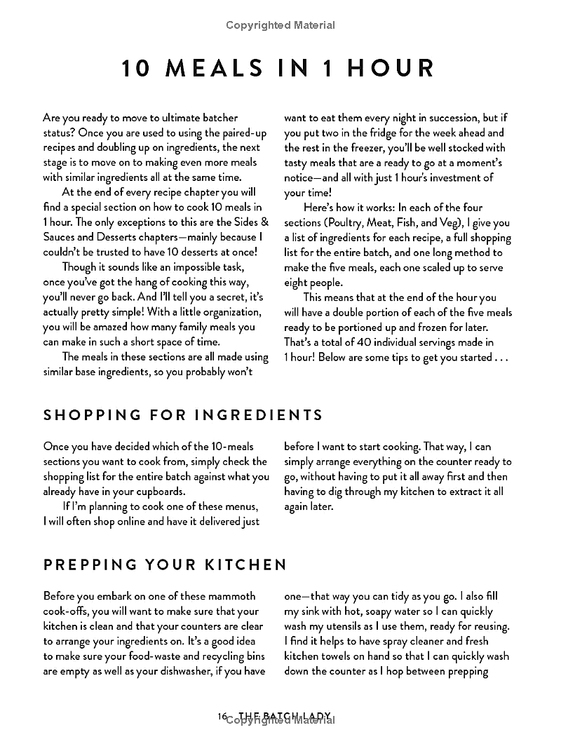 the batch lady : shop once. cook once. eat well all week. - Ảnh 16