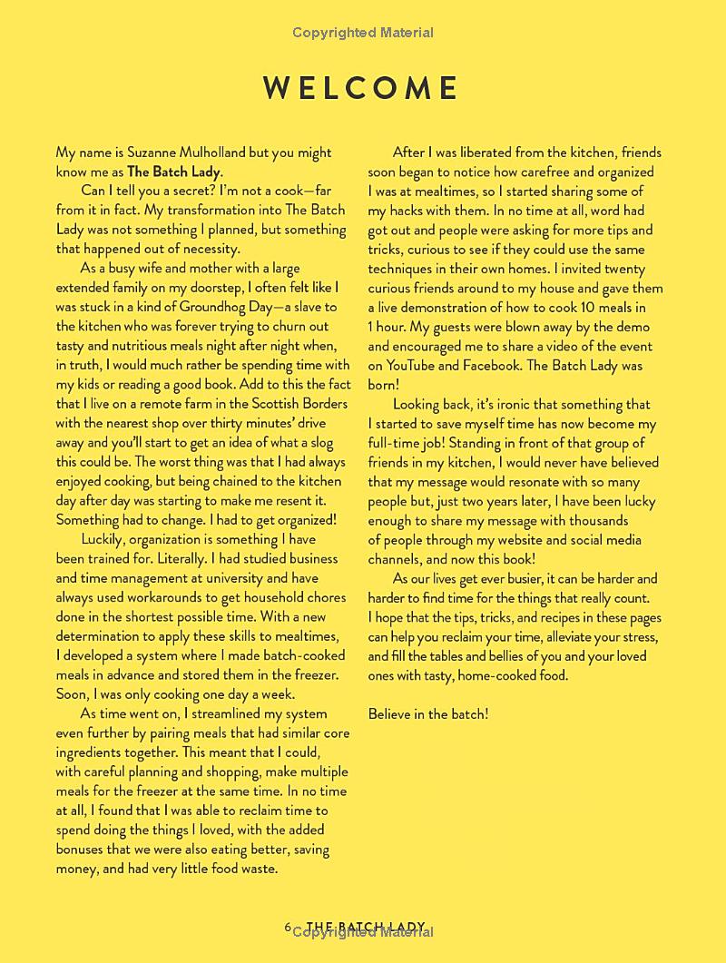 the batch lady : shop once. cook once. eat well all week. - Ảnh 6