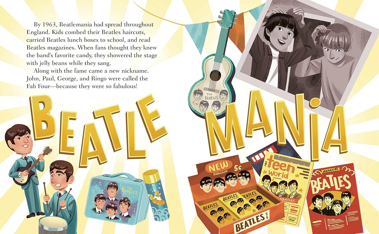 the beatles - a little golden book biography - Ảnh 4