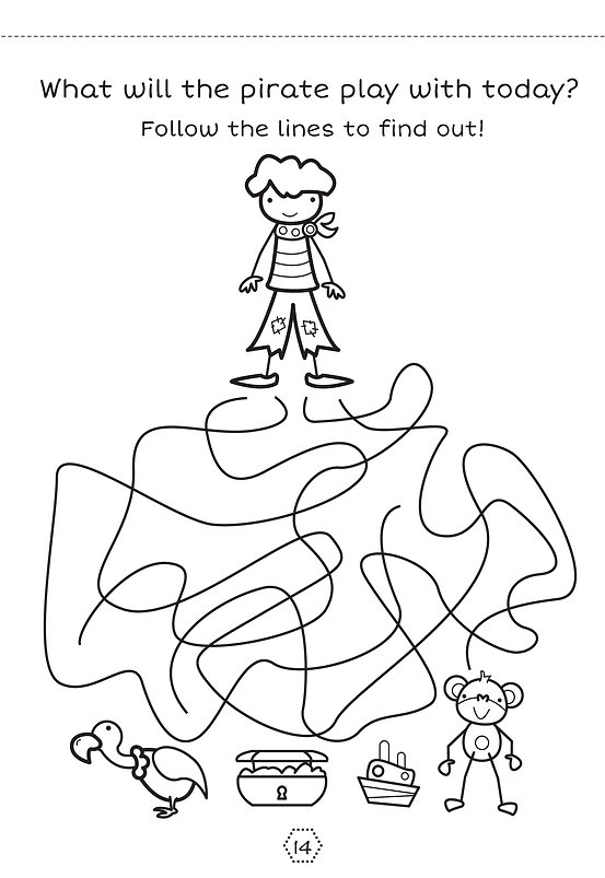 the busy bee activity pad - pink - Ảnh 5