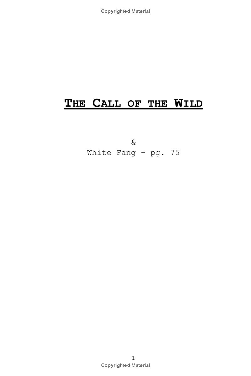 The Call of the Wild and White Fang - Ảnh 2